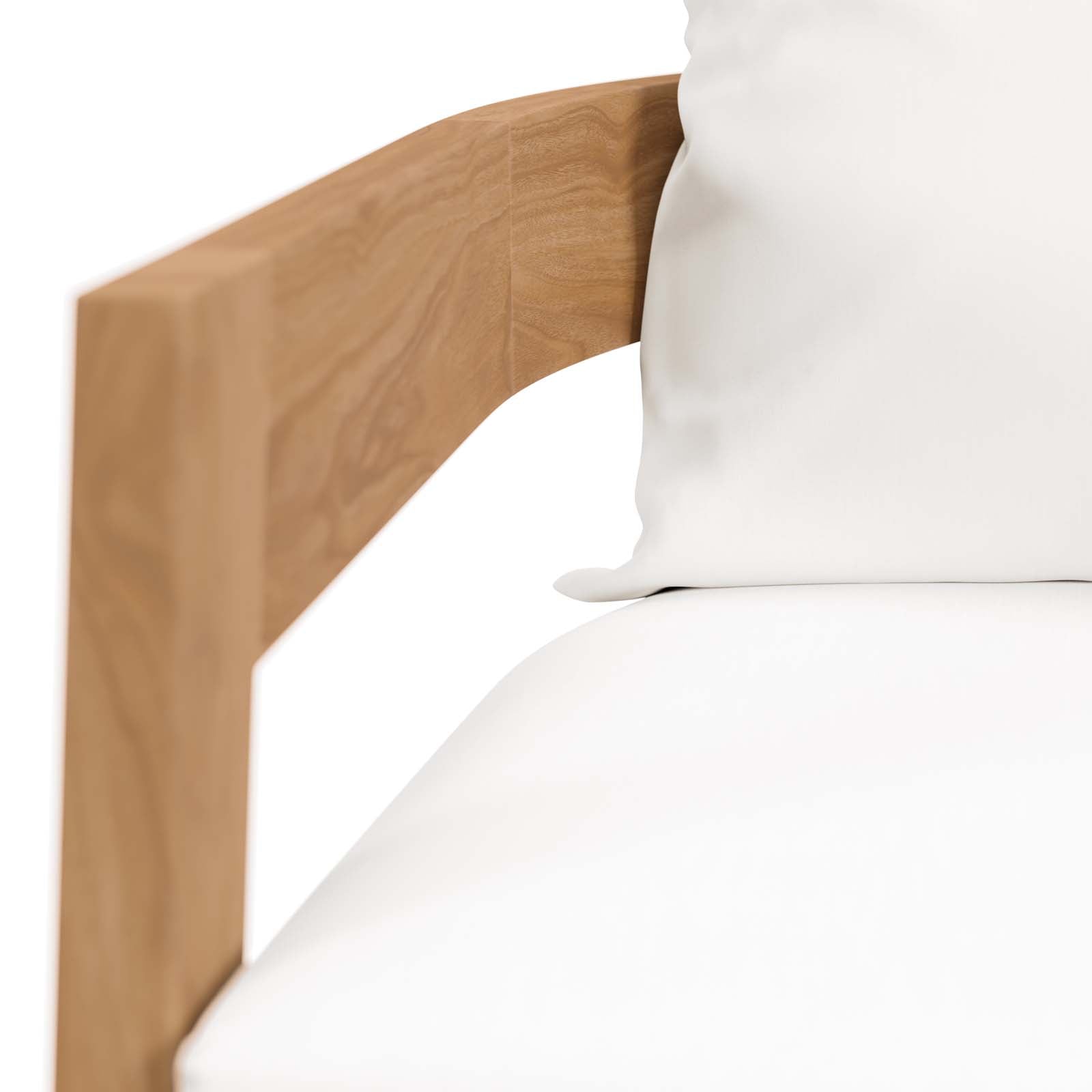 Brisbane Teak Wood Outdoor Patio Armchair By Modway - EEI-5602-NAT-GRY | Outdoor Chairs |  Modishstore - 29