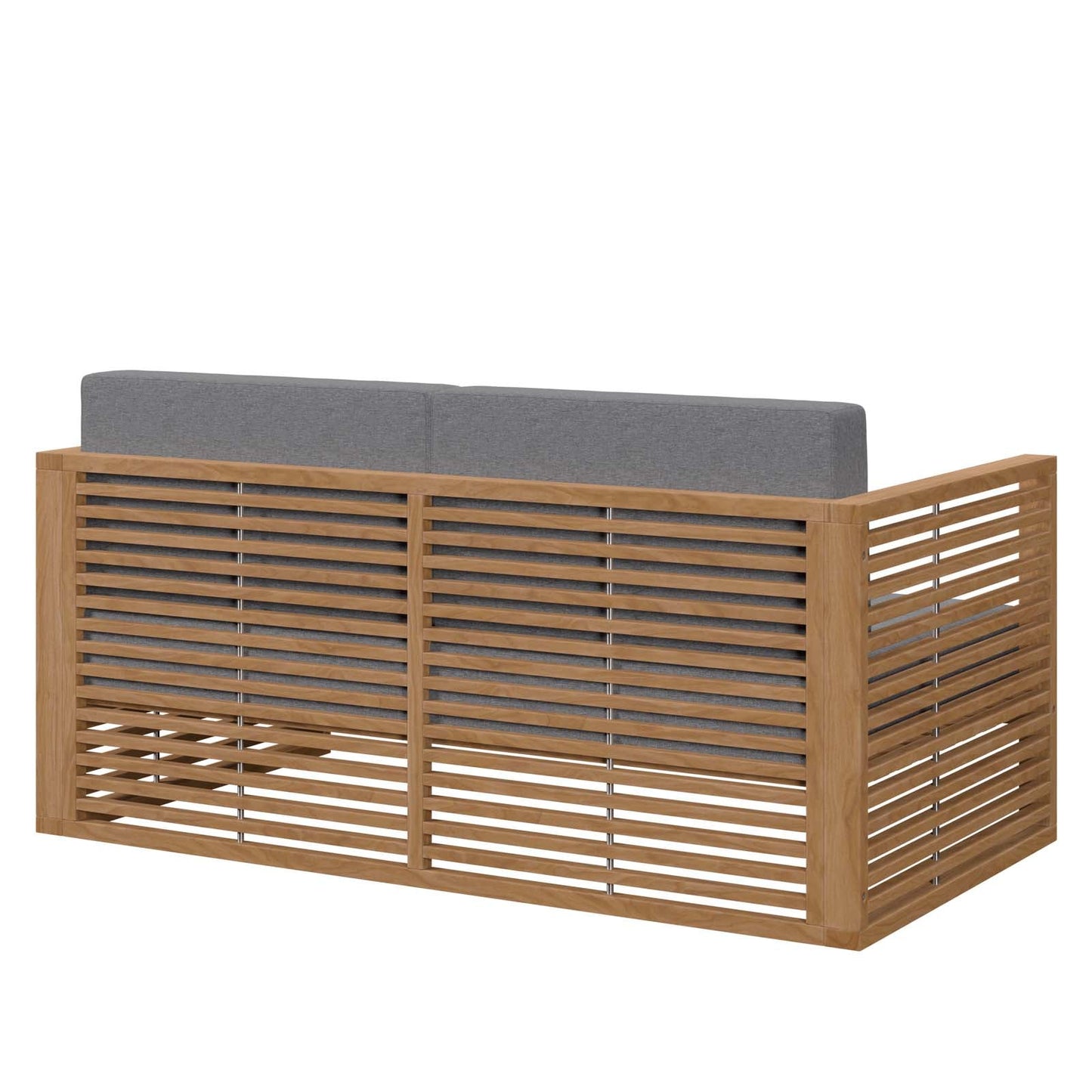 Carlsbad Teak Wood Outdoor Patio Loveseat By Modway - EEI-5605 | Outdoor Sofas, Loveseats & Sectionals - 4