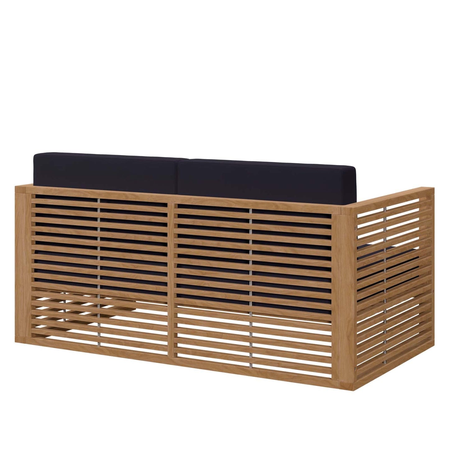 Carlsbad Teak Wood Outdoor Patio Loveseat By Modway - EEI-5605 | Outdoor Sofas, Loveseats & Sectionals - 12