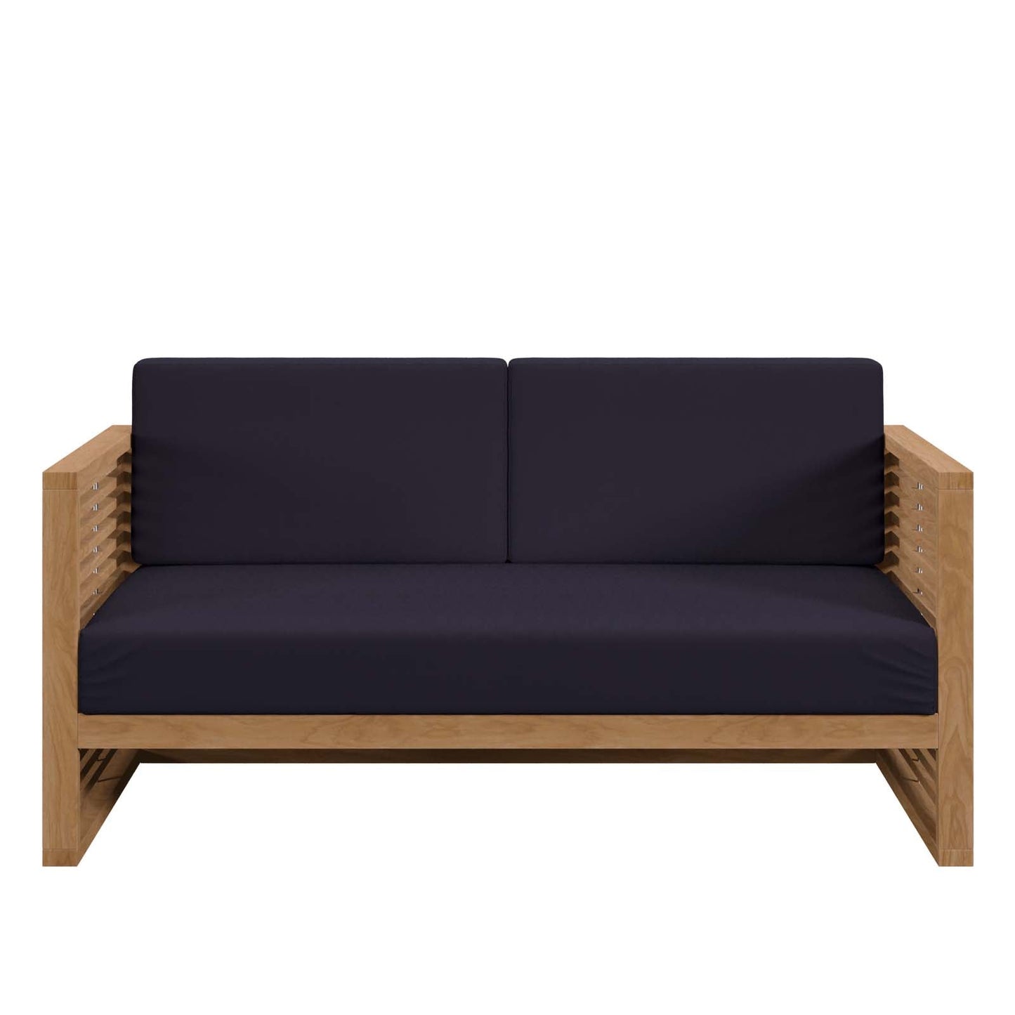 Carlsbad Teak Wood Outdoor Patio Loveseat By Modway - EEI-5605 | Outdoor Sofas, Loveseats & Sectionals - 13
