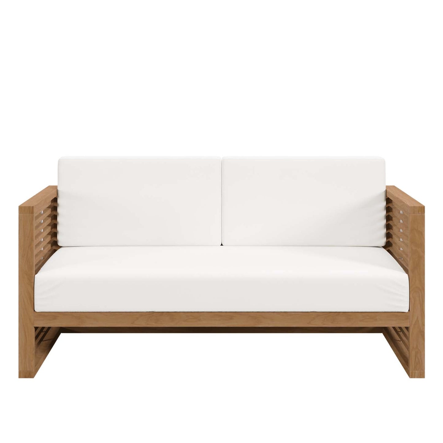 Carlsbad Teak Wood Outdoor Patio Loveseat By Modway - EEI-5605 | Outdoor Sofas, Loveseats & Sectionals - 21