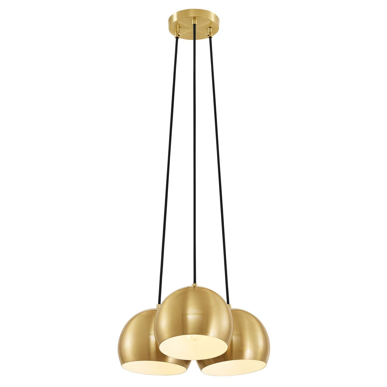 Chalice 3-Light Metal Pendant By Modway - EEI-5614 | Pendant Lamps - 13
