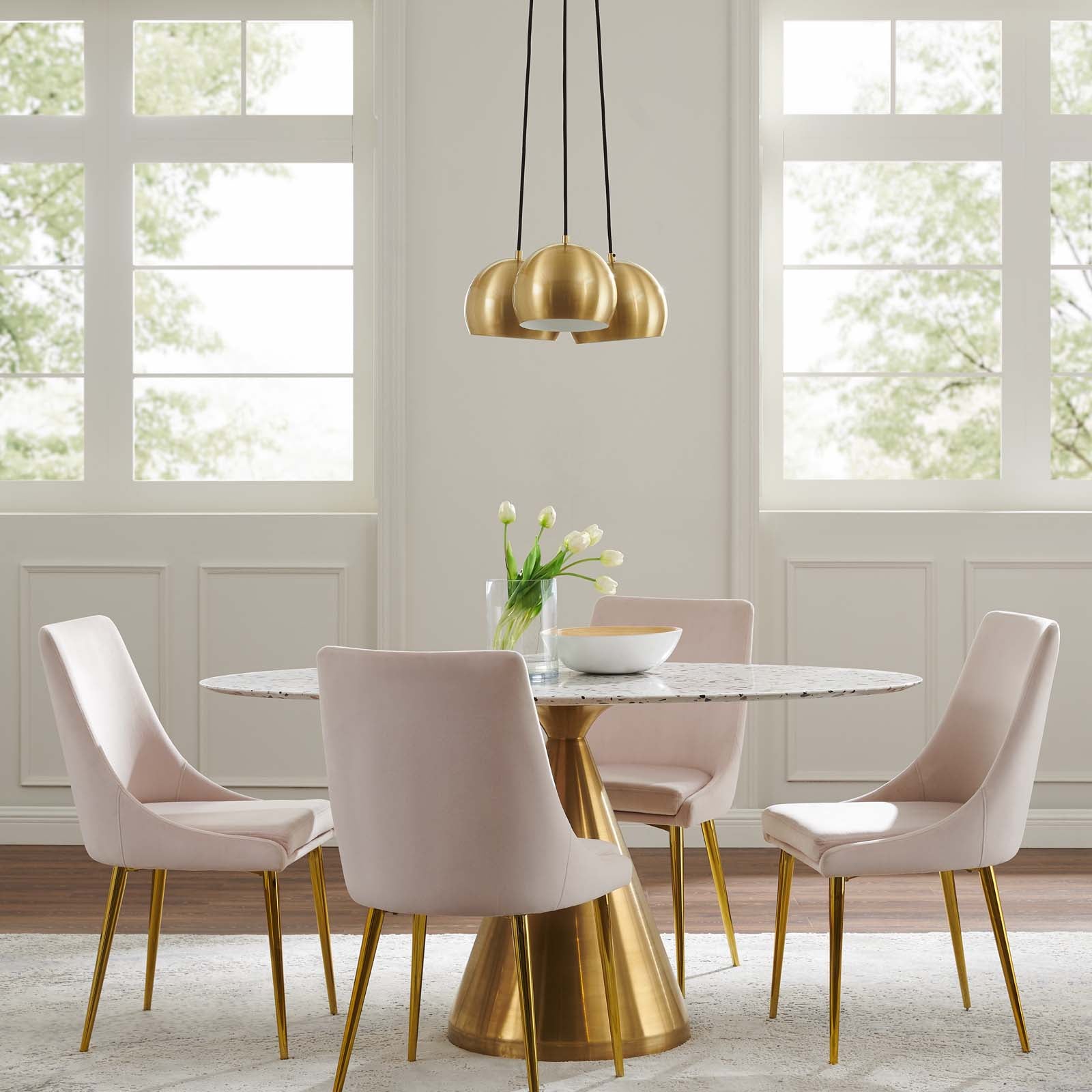 Chalice 3-Light Metal Pendant By Modway - EEI-5614 | Pendant Lamps - 9