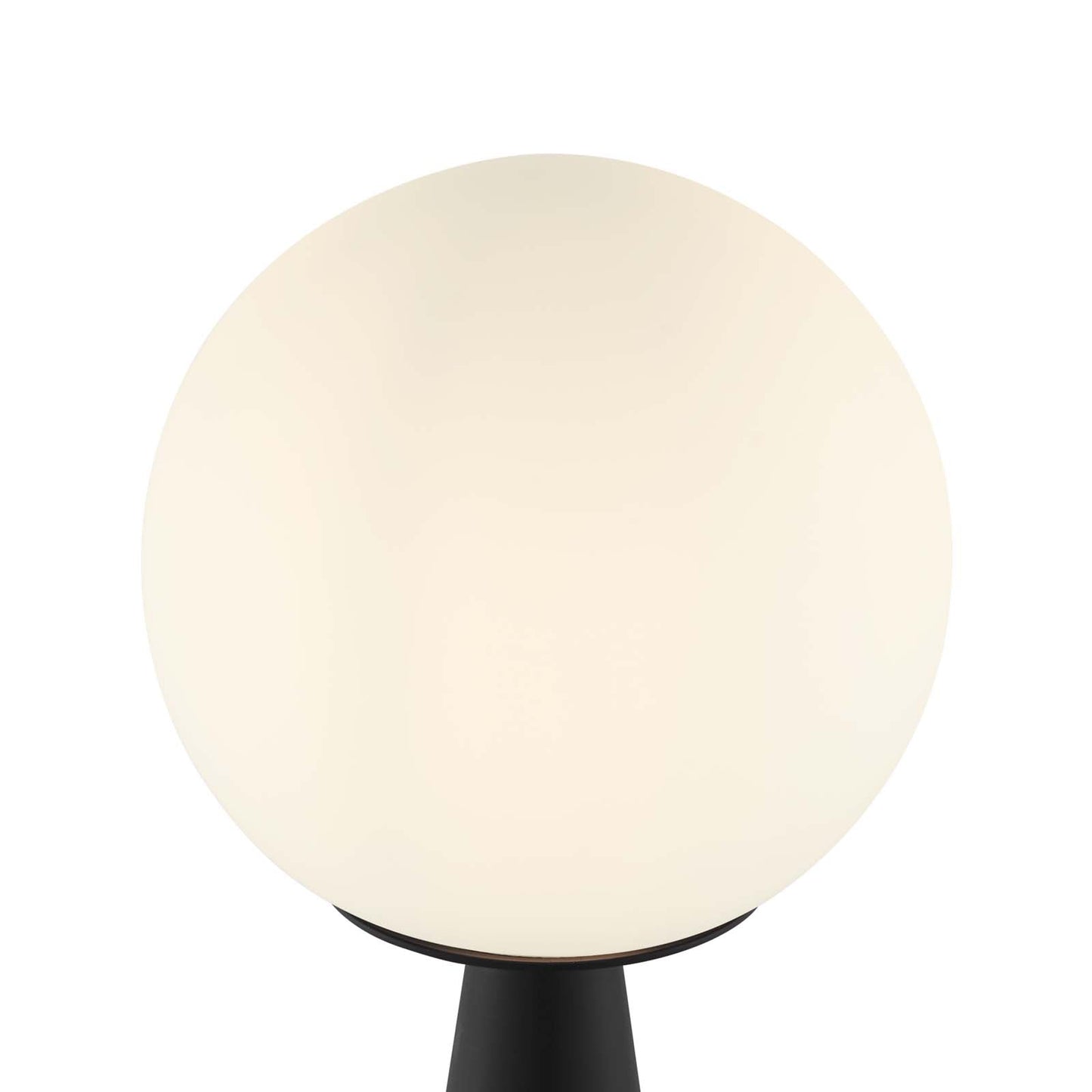 Apex Glass Globe Glass Table Lamp By Modway - EEI-5621-WHI-BLK | Table Lamps |  Modishstore - 7