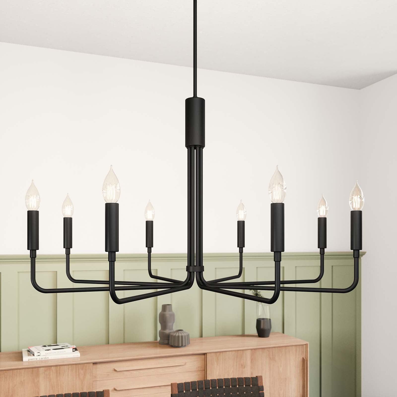 Rekindle 8-Light Chandelier By Modway - EEI-5636 | Chandeliers | Modishstore