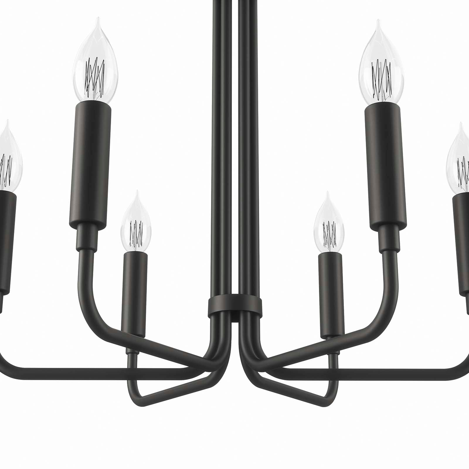 Rekindle 6-Light Chandelier By Modway - EEI-5637 | Chandeliers | Modishstore - 5