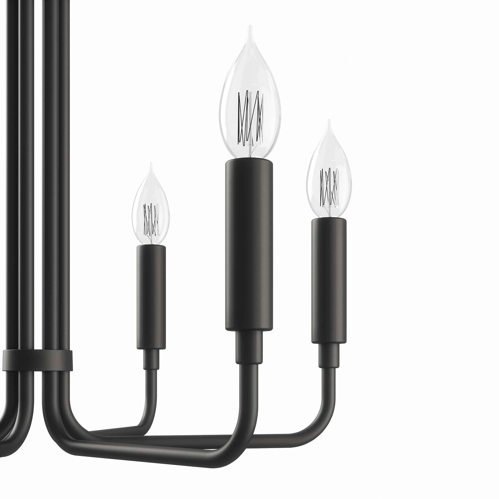 Rekindle 6-Light Chandelier By Modway - EEI-5637 | Chandeliers | Modishstore - 6