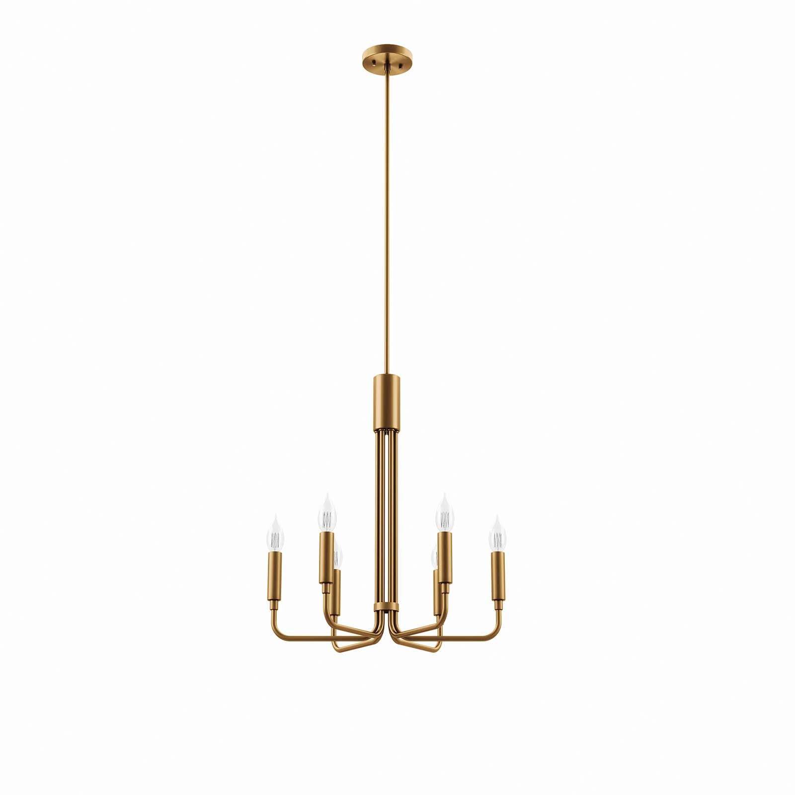 Rekindle 6-Light Chandelier By Modway - EEI-5637 | Chandeliers | Modishstore - 18