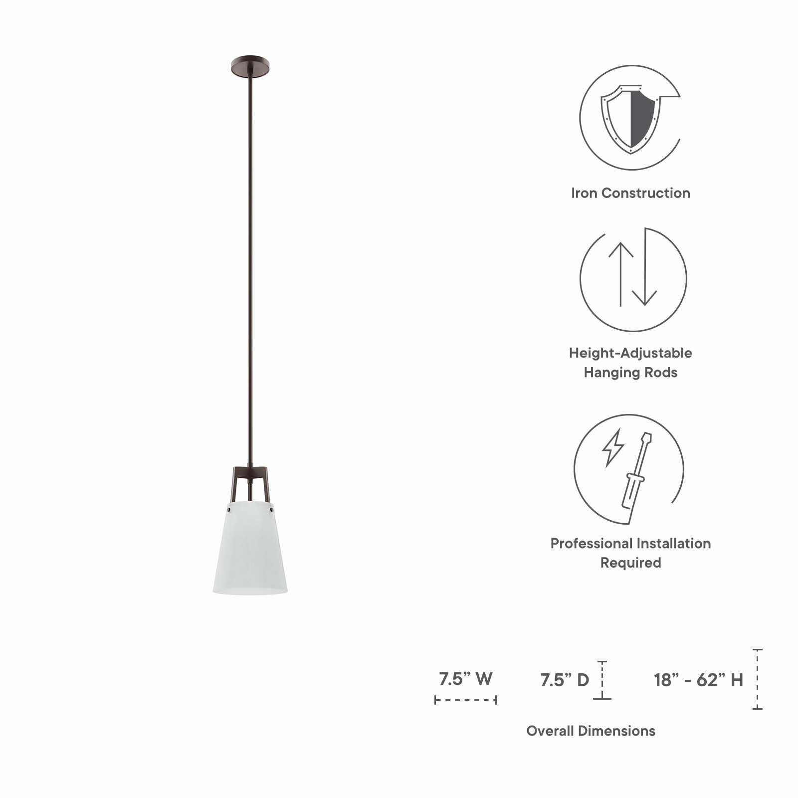 Aspire Pendant Light By Modway - EEI-5639 | Pendant Lamps - 8