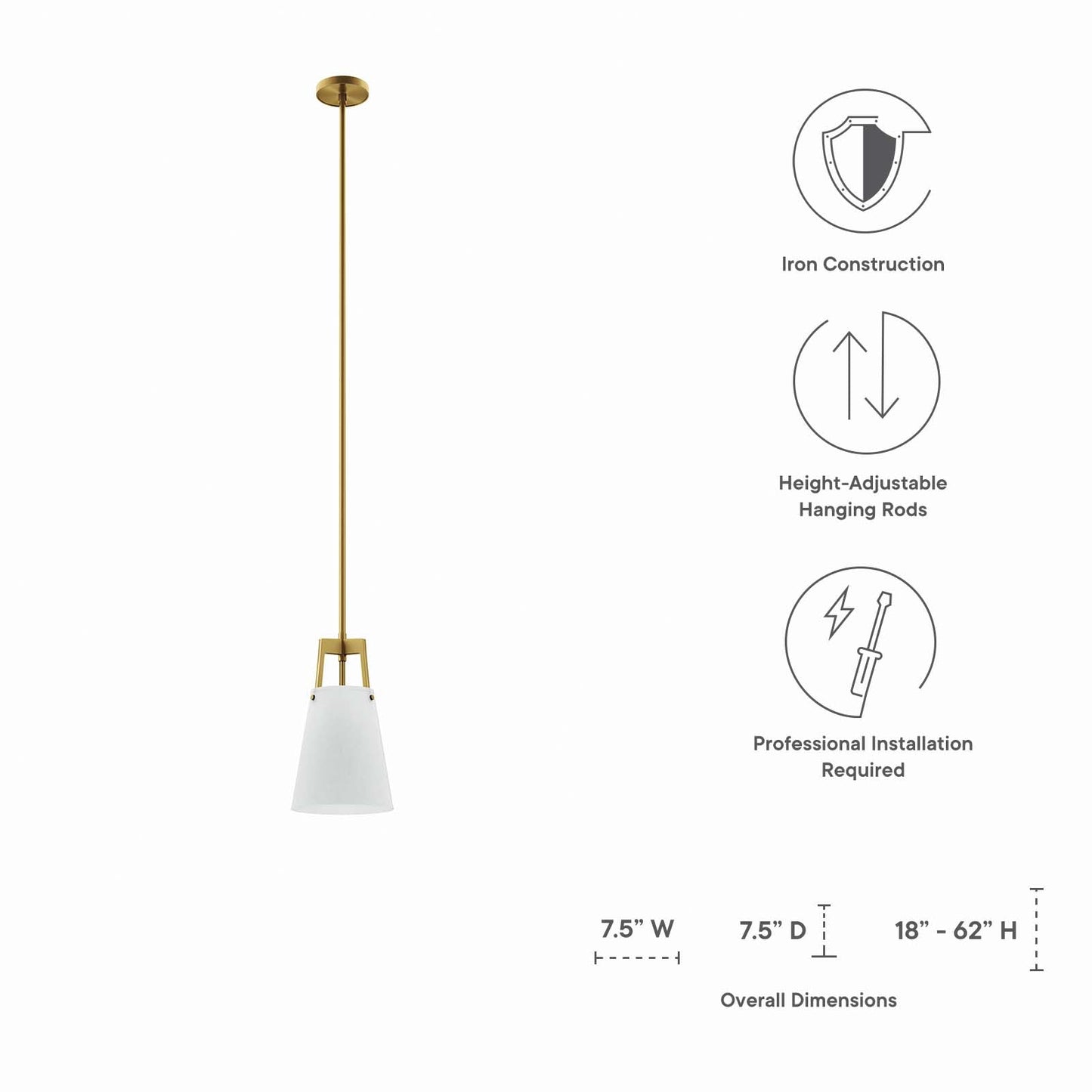 Aspire Pendant Light By Modway - EEI-5639 | Pendant Lamps - 15