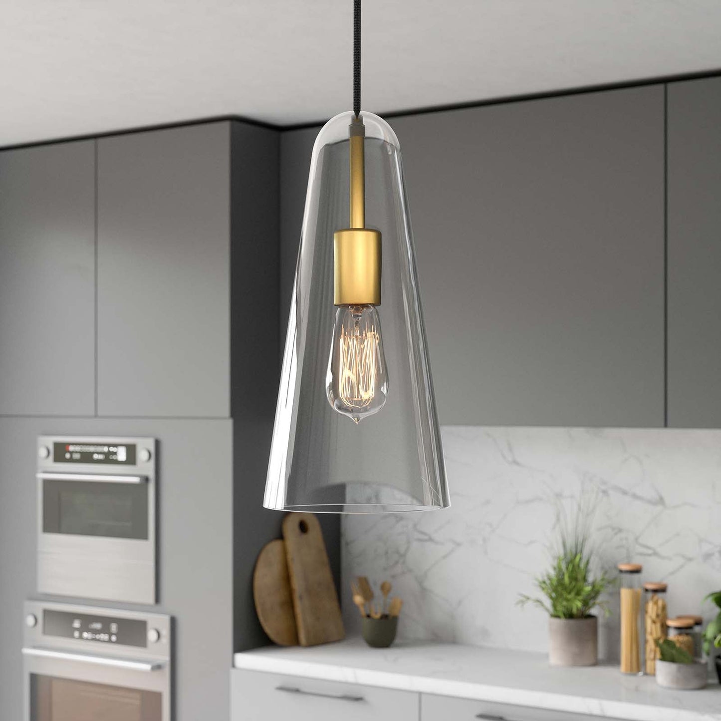 Beacon 1-Light Pendant Light By Modway - EEI-5644 | Pendant Lamps - 9