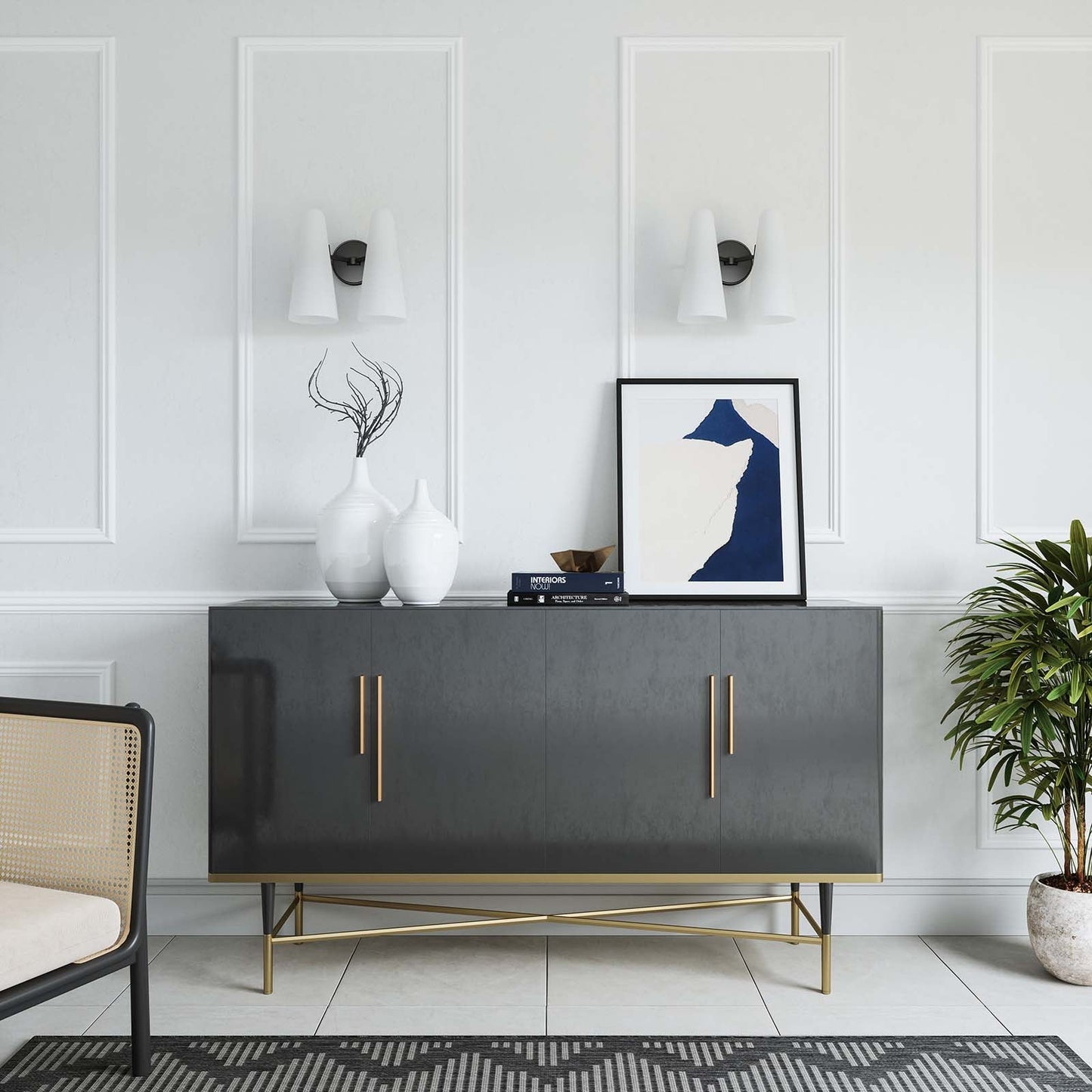 Beacon 2-Light Wall Sconce By Modway - EEI-5646 | Sconces - 24