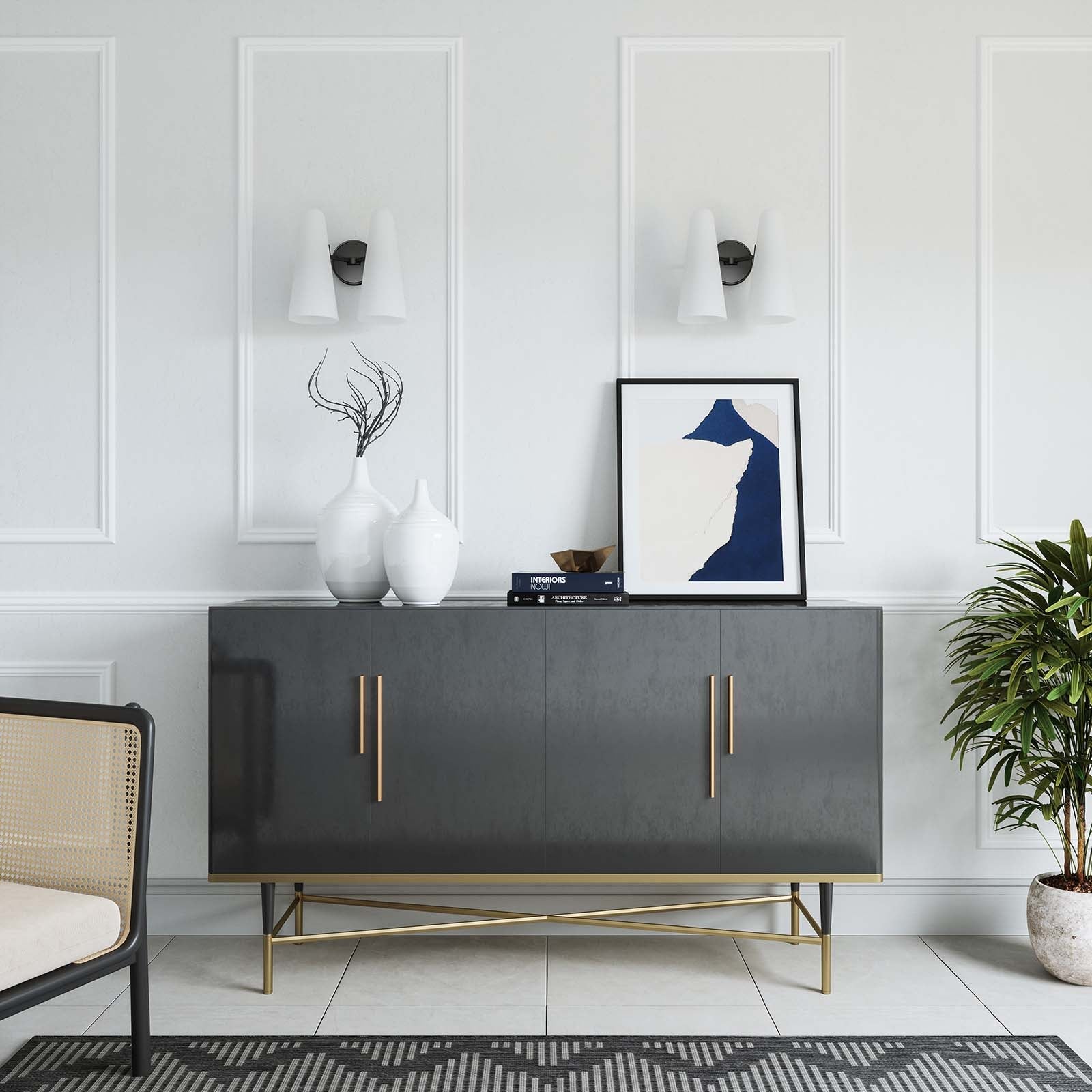 Beacon 2-Light Wall Sconce By Modway - EEI-5646 | Sconces - 24