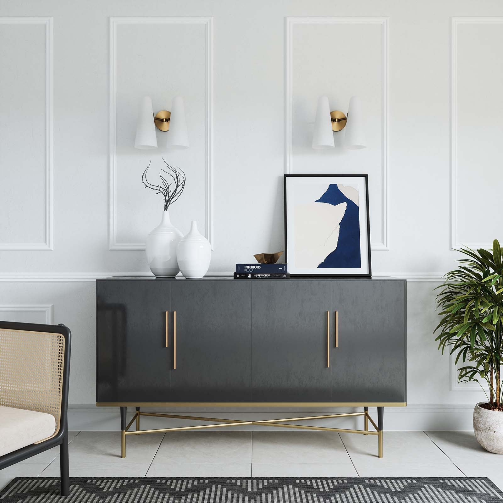 Beacon 2-Light Wall Sconce By Modway - EEI-5646 | Sconces - 32