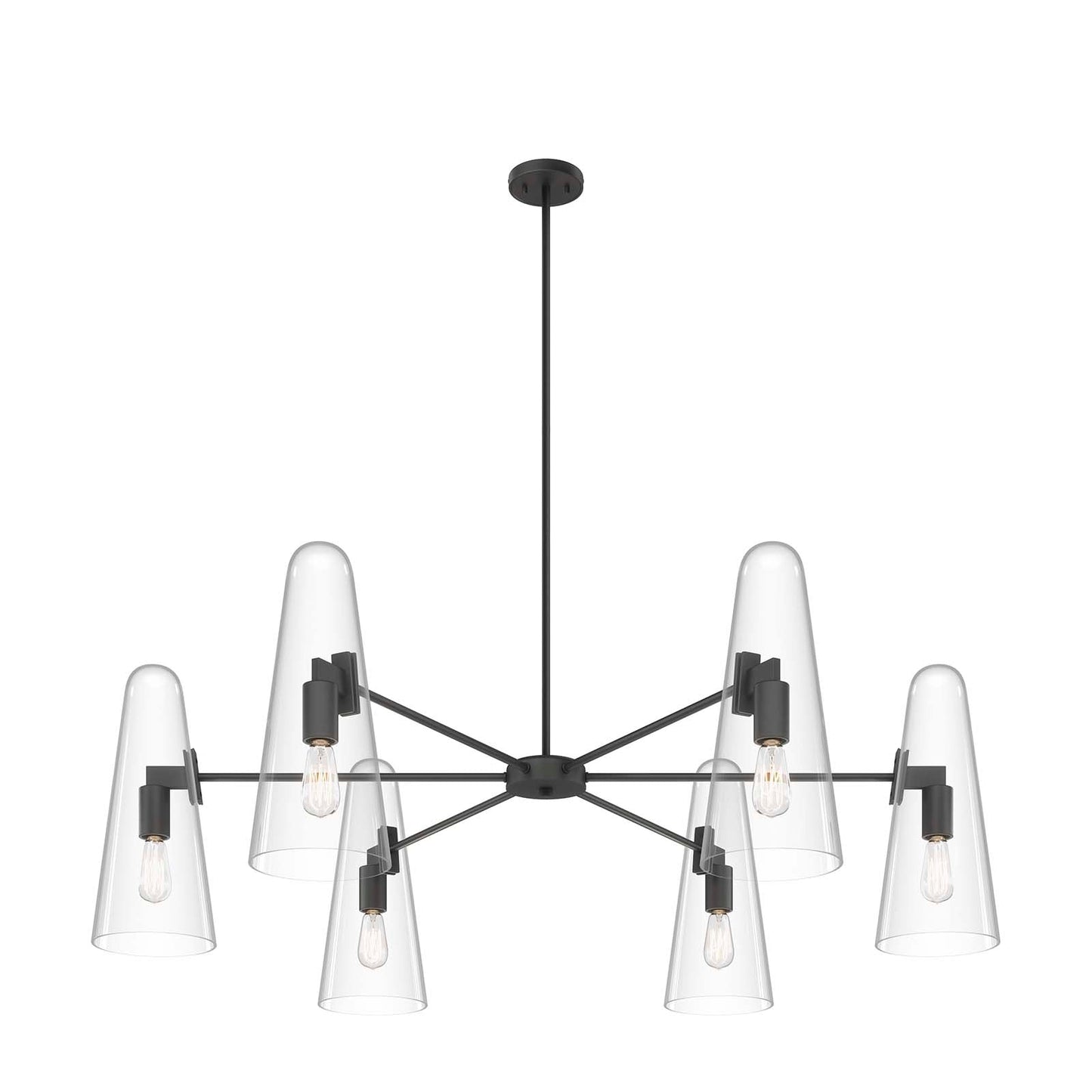 Beacon 6-Light Chandelier By Modway - EEI-5648 | Chandeliers - 3