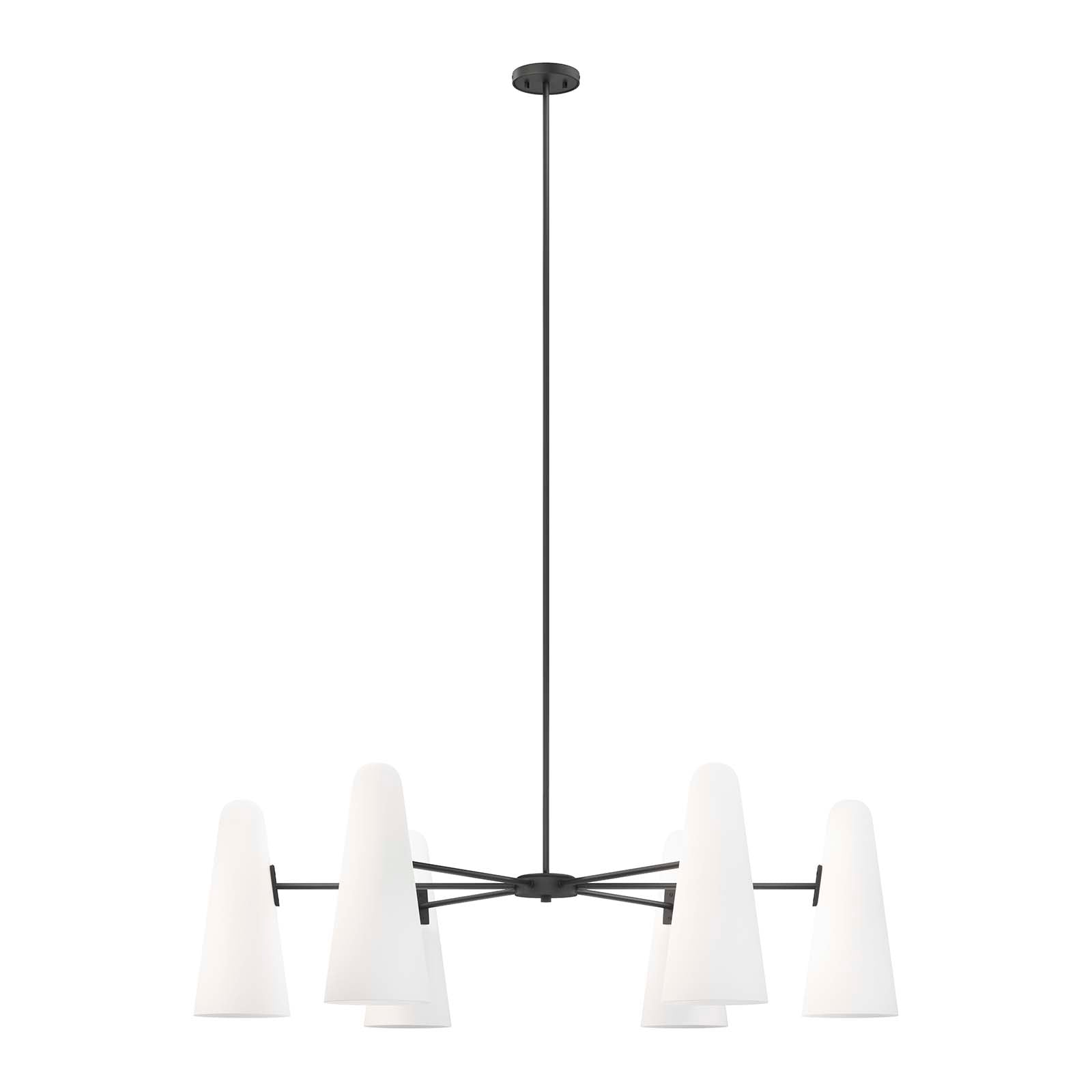 Beacon 6-Light Chandelier By Modway - EEI-5648 | Chandeliers - 18