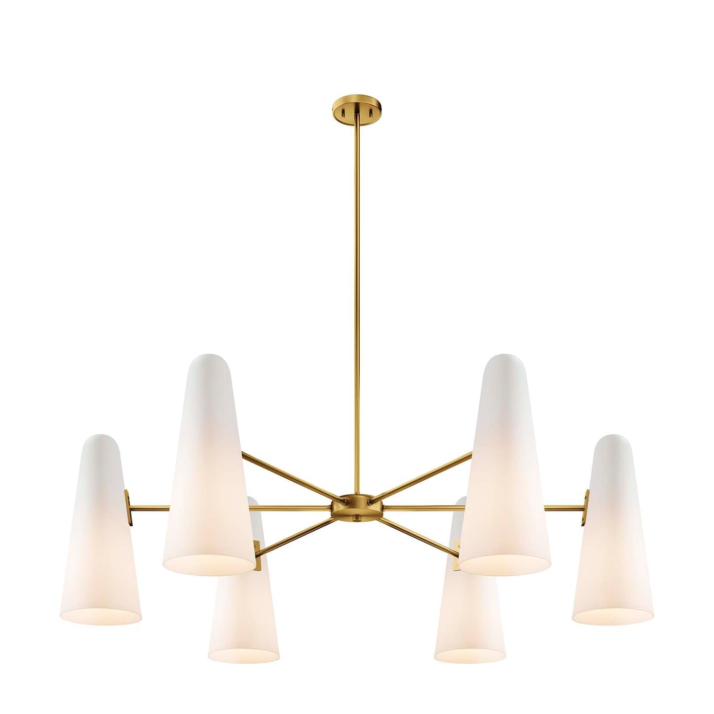 Beacon 6-Light Chandelier By Modway - EEI-5648 | Chandeliers - 27