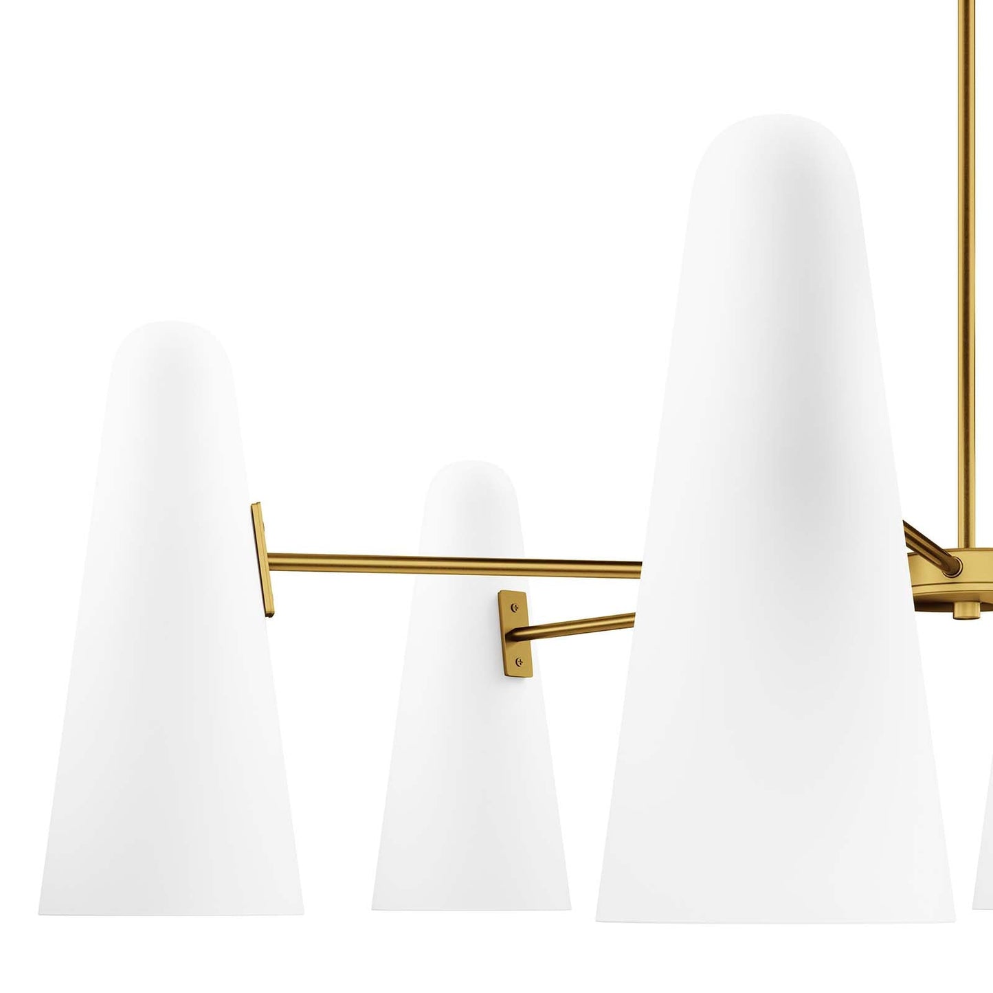 Beacon 6-Light Chandelier By Modway - EEI-5648 | Chandeliers - 30