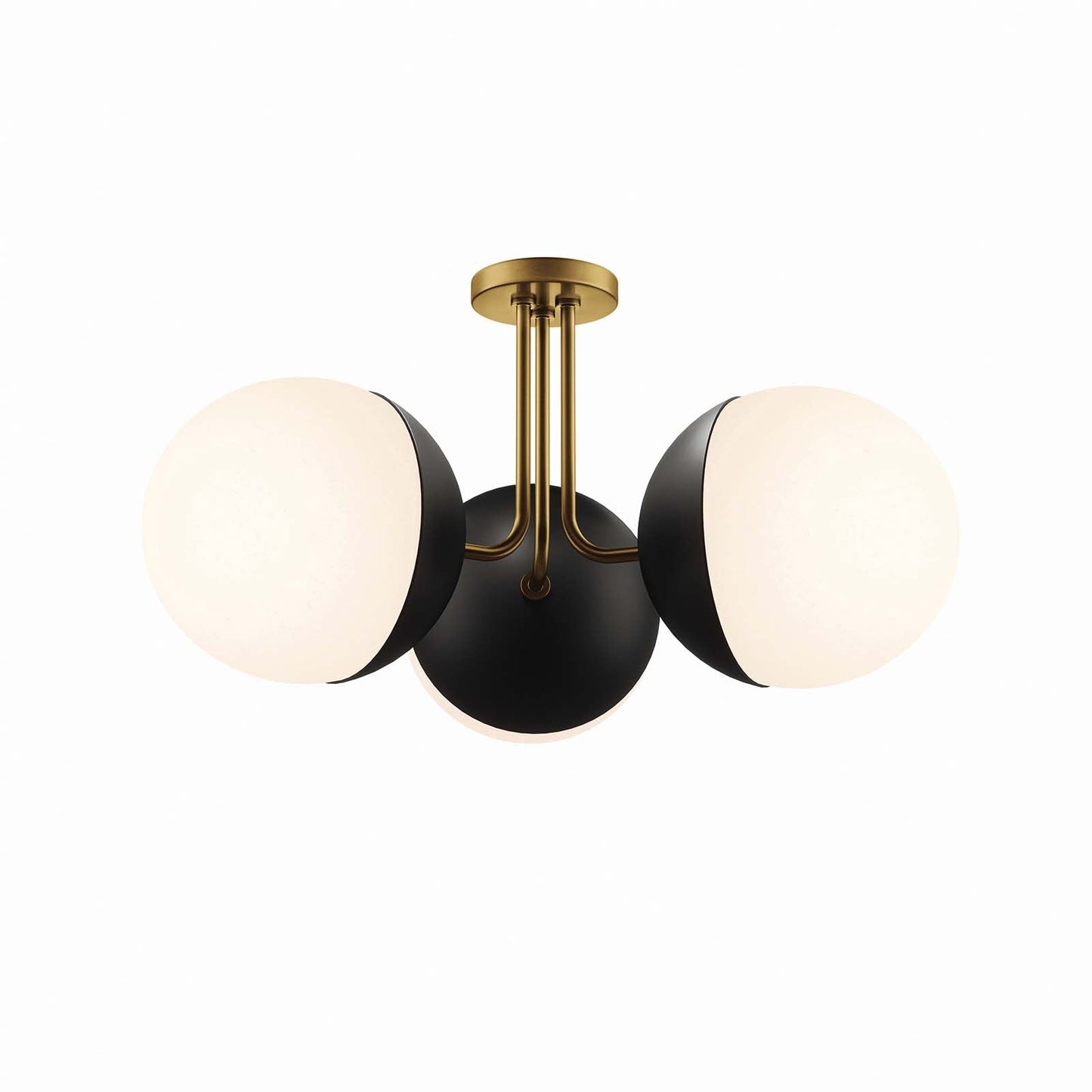 Stellar 3-Light Semi-Flush Ceiling Light By Modway - EEI-5656 | Ceiling Lamps | Modishstore - 13