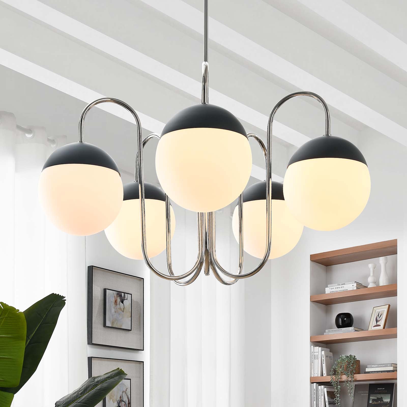 Stellar 5-Light Chandelier By Modway - EEI-5658 | Chandeliers | Modishstore - 8