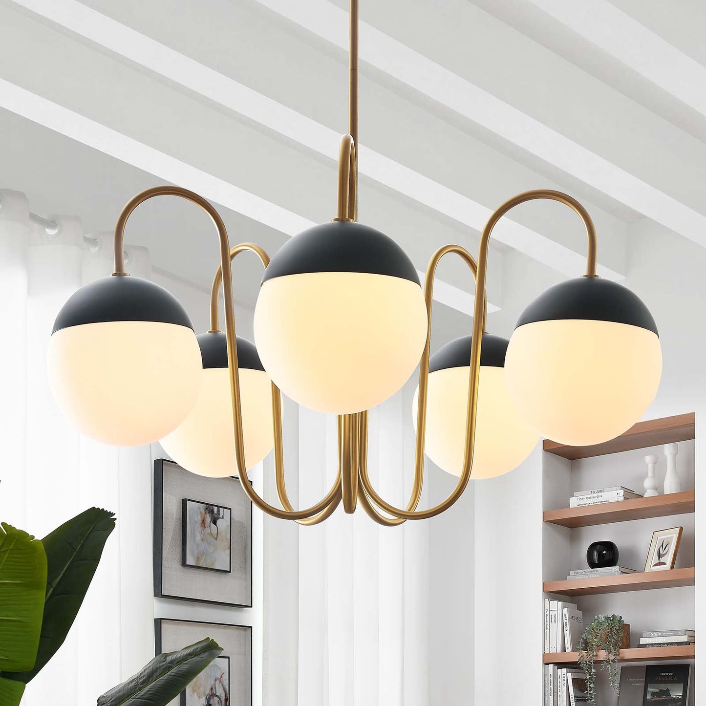 Stellar 5-Light Chandelier By Modway - EEI-5658 | Chandeliers | Modishstore - 16