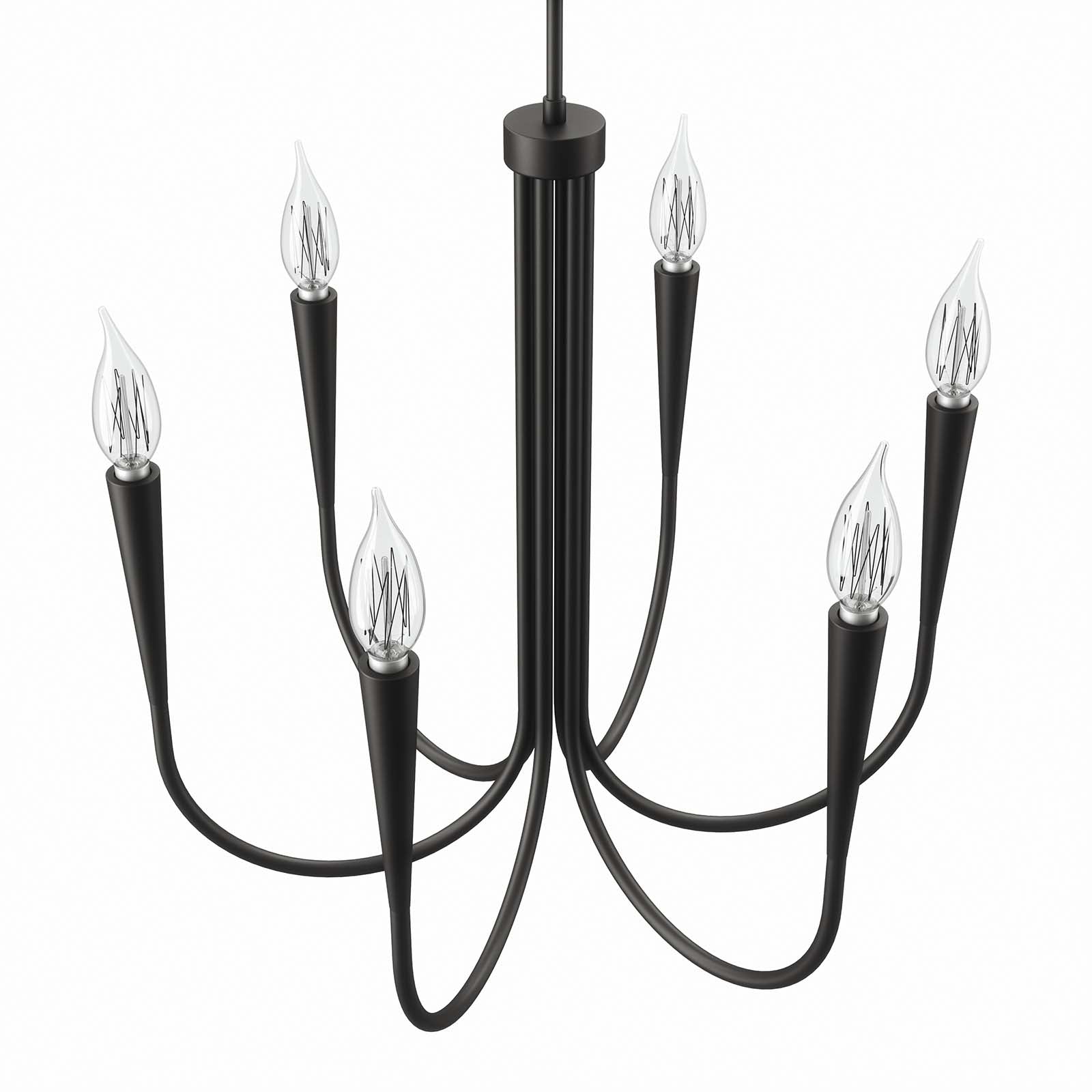 Penrose 6-Light Chandelier By Modway - EEI-5661 | Chandeliers | Modishstore - 4