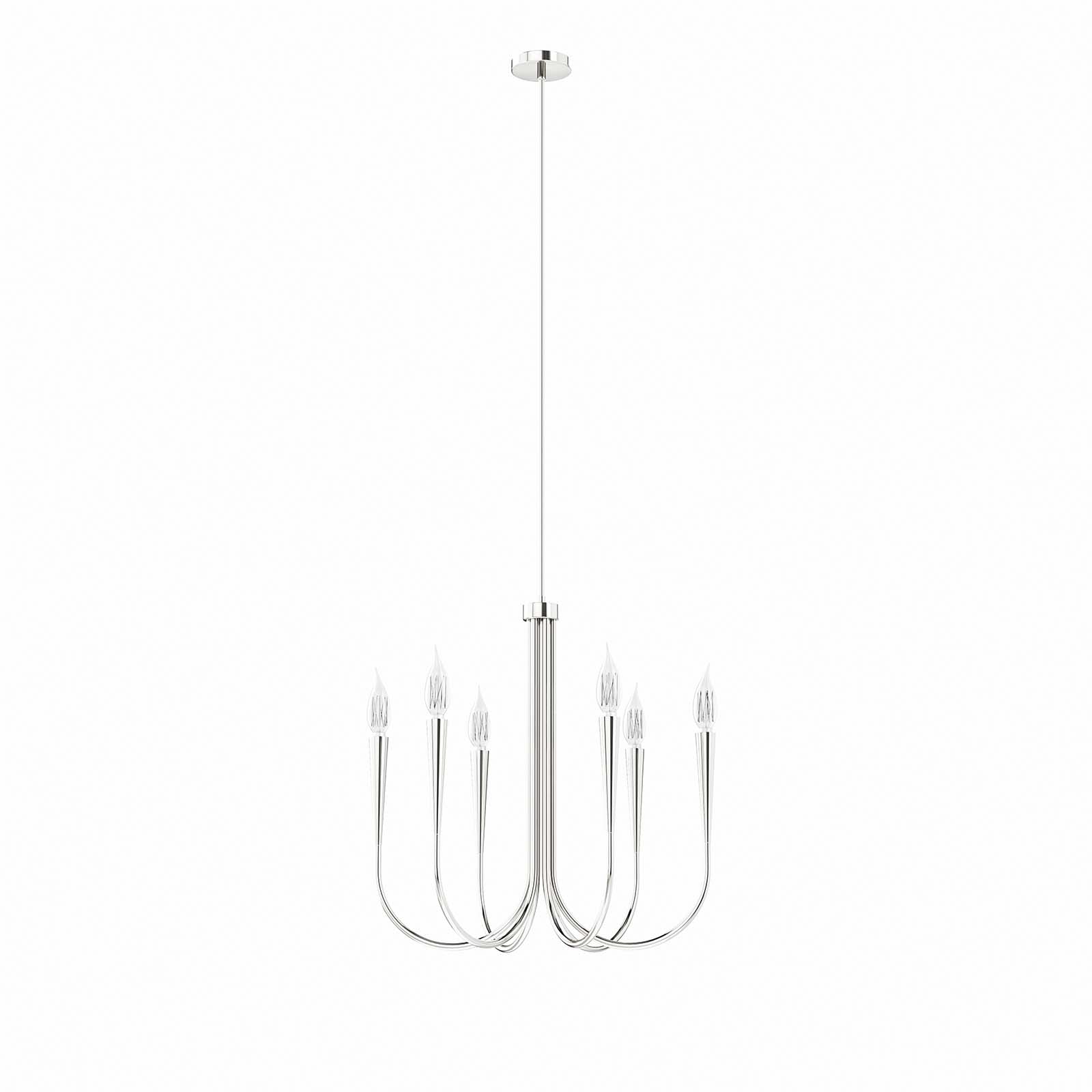 Penrose 6-Light Chandelier By Modway - EEI-5661 | Chandeliers | Modishstore - 9