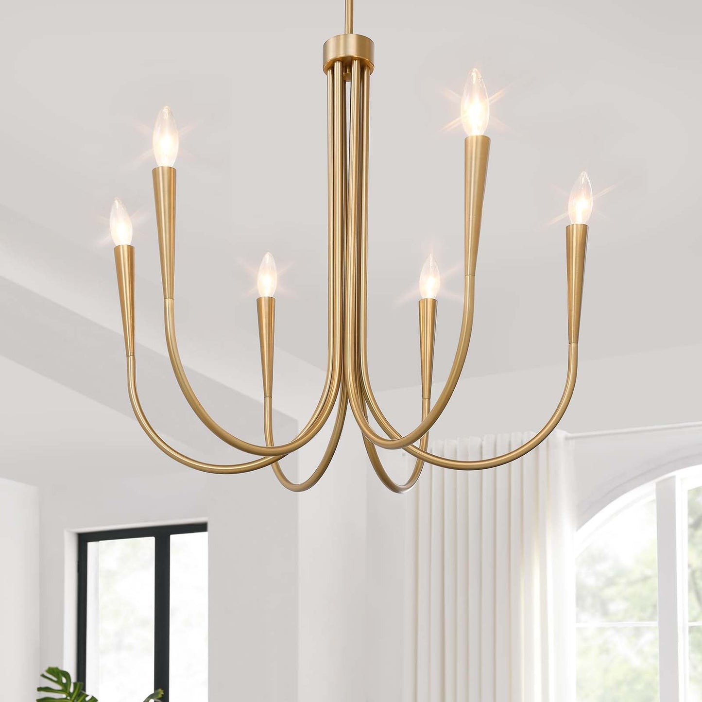 Penrose 6-Light Chandelier By Modway - EEI-5661 | Chandeliers | Modishstore - 24