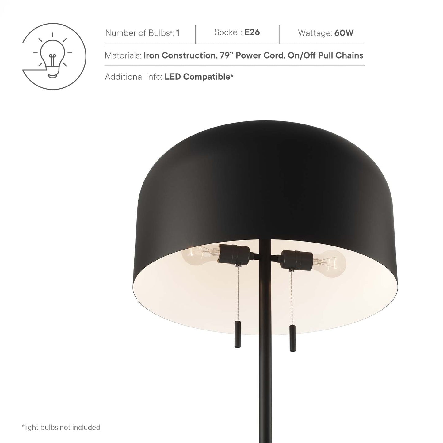 Avenue Floor Lamp By Modway - EEI-5663 | Floor Lamps - 7