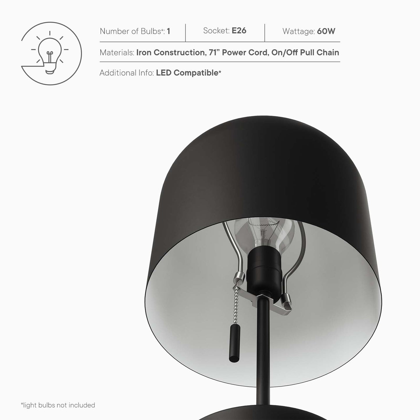 Avenue Table Lamp By Modway - EEI-5664 | Table Lamps - 7
