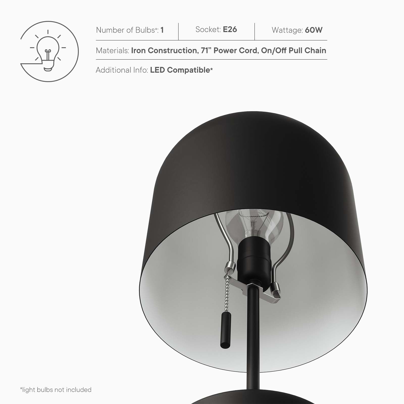 Avenue Table Lamp By Modway - EEI-5664 | Table Lamps - 7