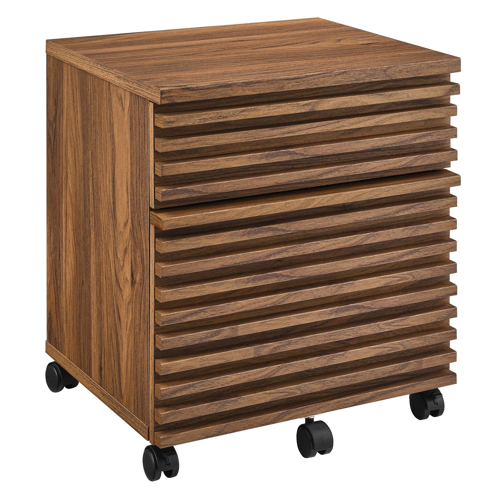Render Wood File Cabinet By Modway - EEI-5704-WAL | Cabinets |  Modishstore
