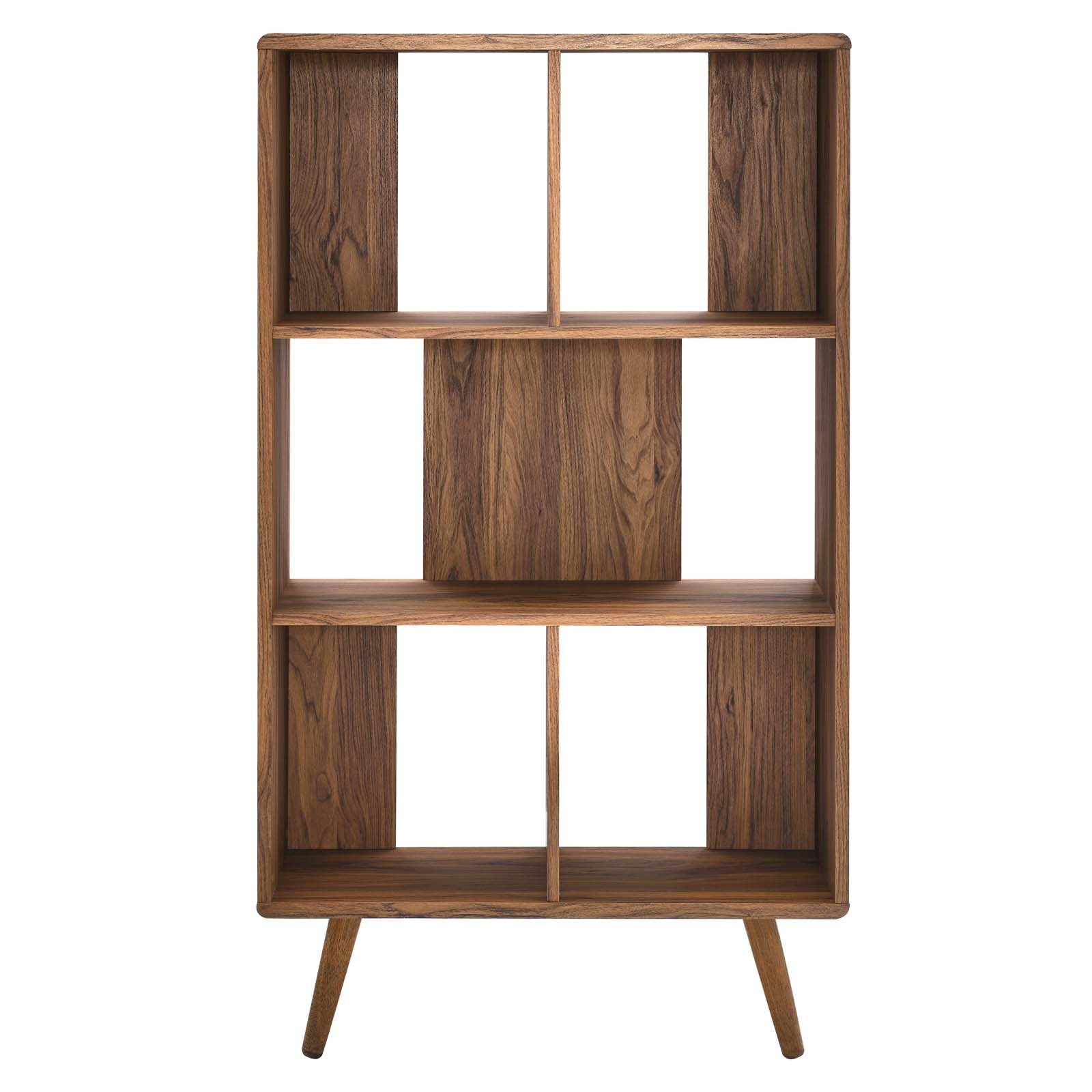 Transmit 31" Wood Bookcase By Modway - EEI-5743-WAL | Bookcases |  Modishstore - 6