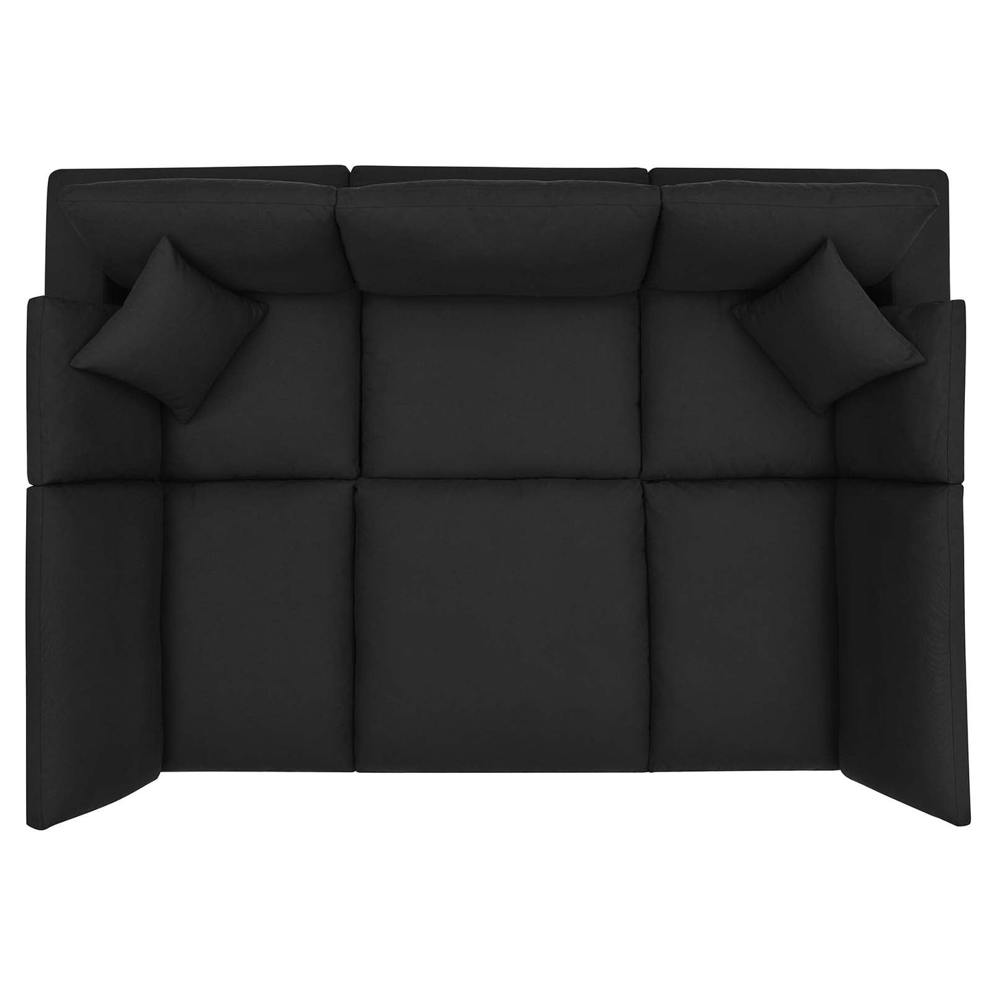 Commix Down Filled Overstuffed 6-Piece Sectional Sofa By Modway - EEI-5761-AZU | Sofas |  Modishstore - 16