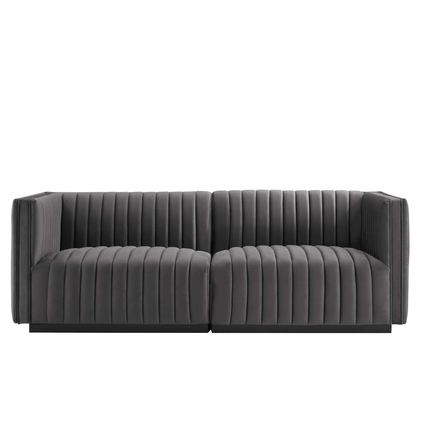 Conjure Channel Tufted Performance Velvet Loveseat By Modway - EEI-5764 | Loveseats - 24