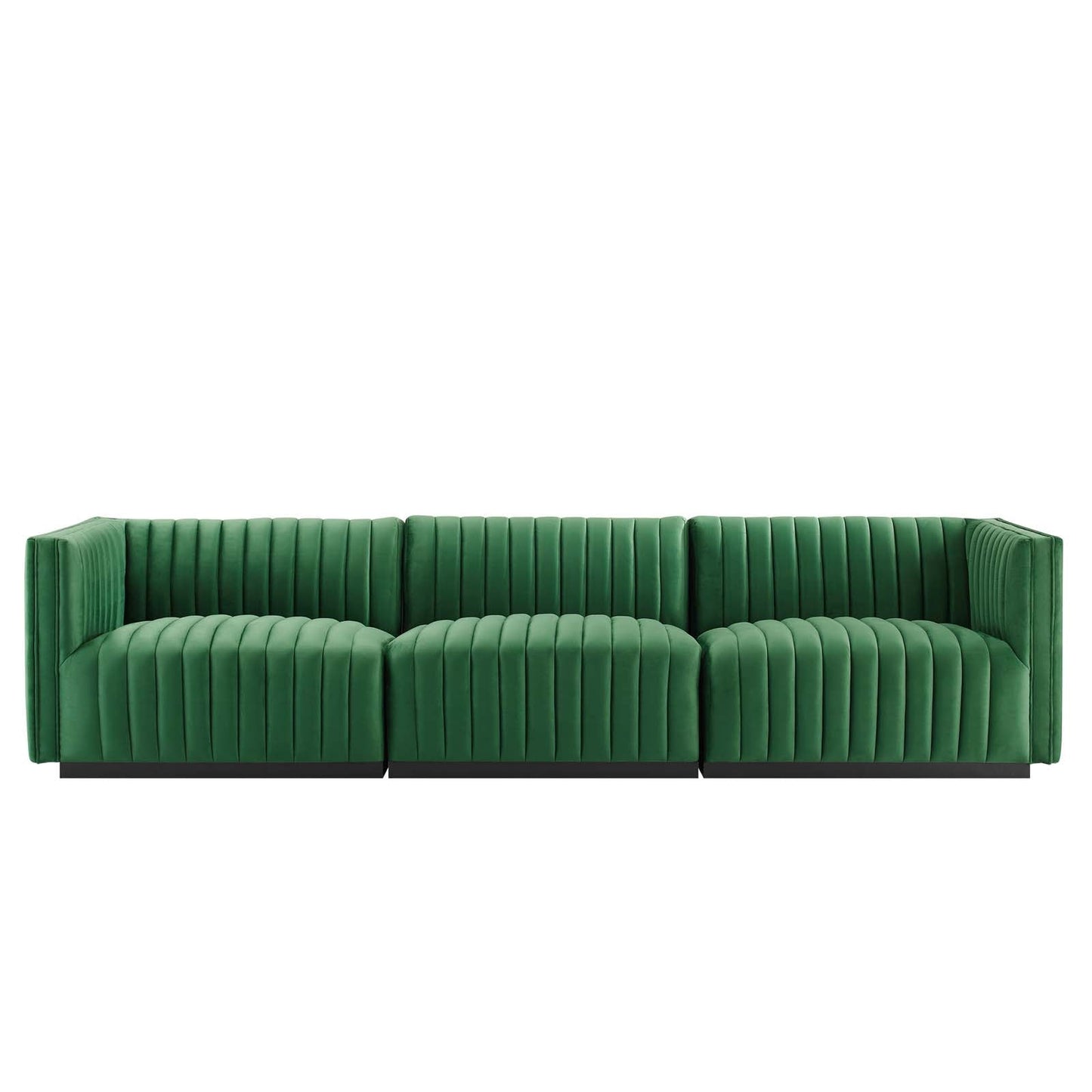 Conjure Channel Tufted Performance Velvet Sofa By Modway - EEI-5765 | Sofas - 20
