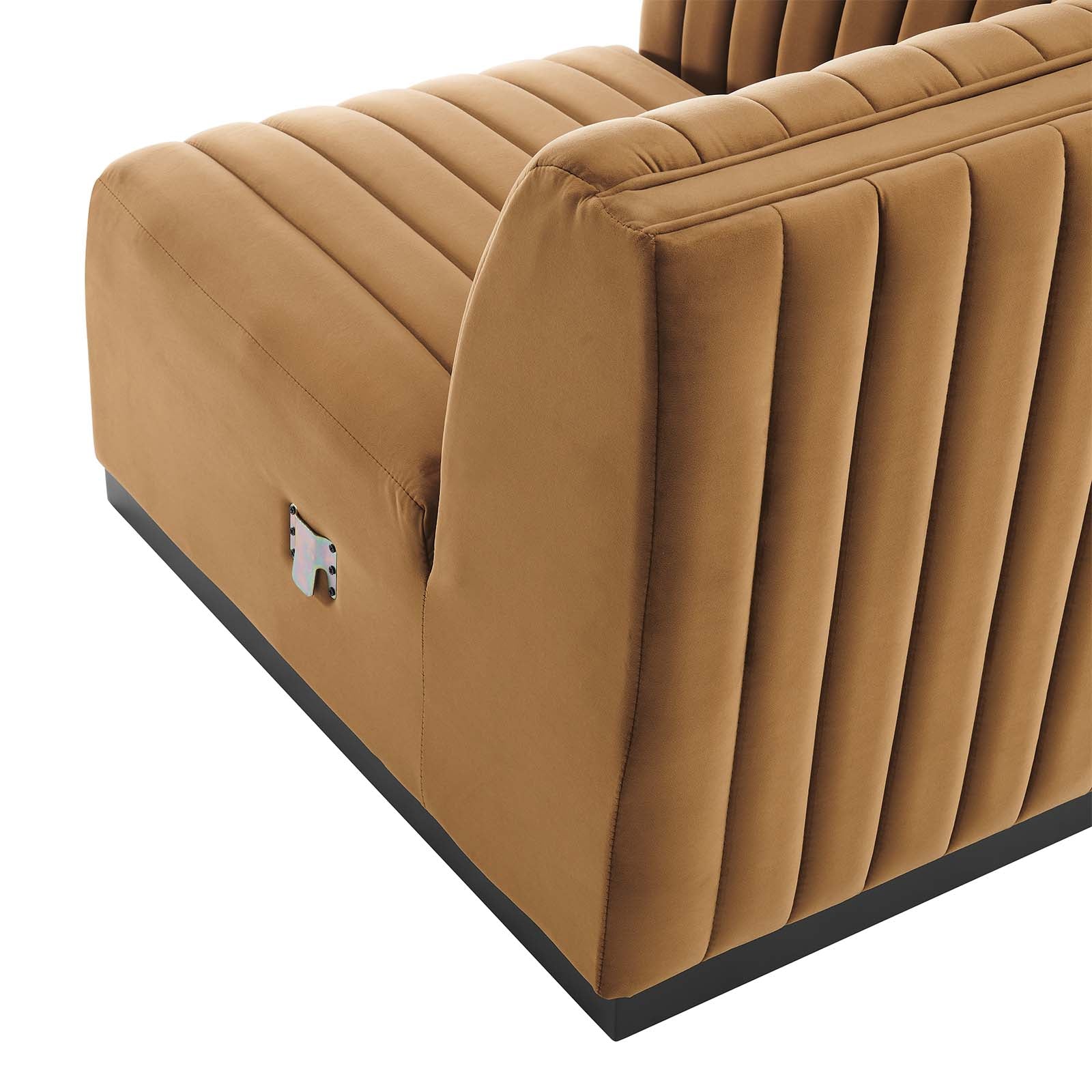 Conjure Channel Tufted Performance Velvet 5-Piece Sectional By Modway - EEI-5774 | Sectional - 3