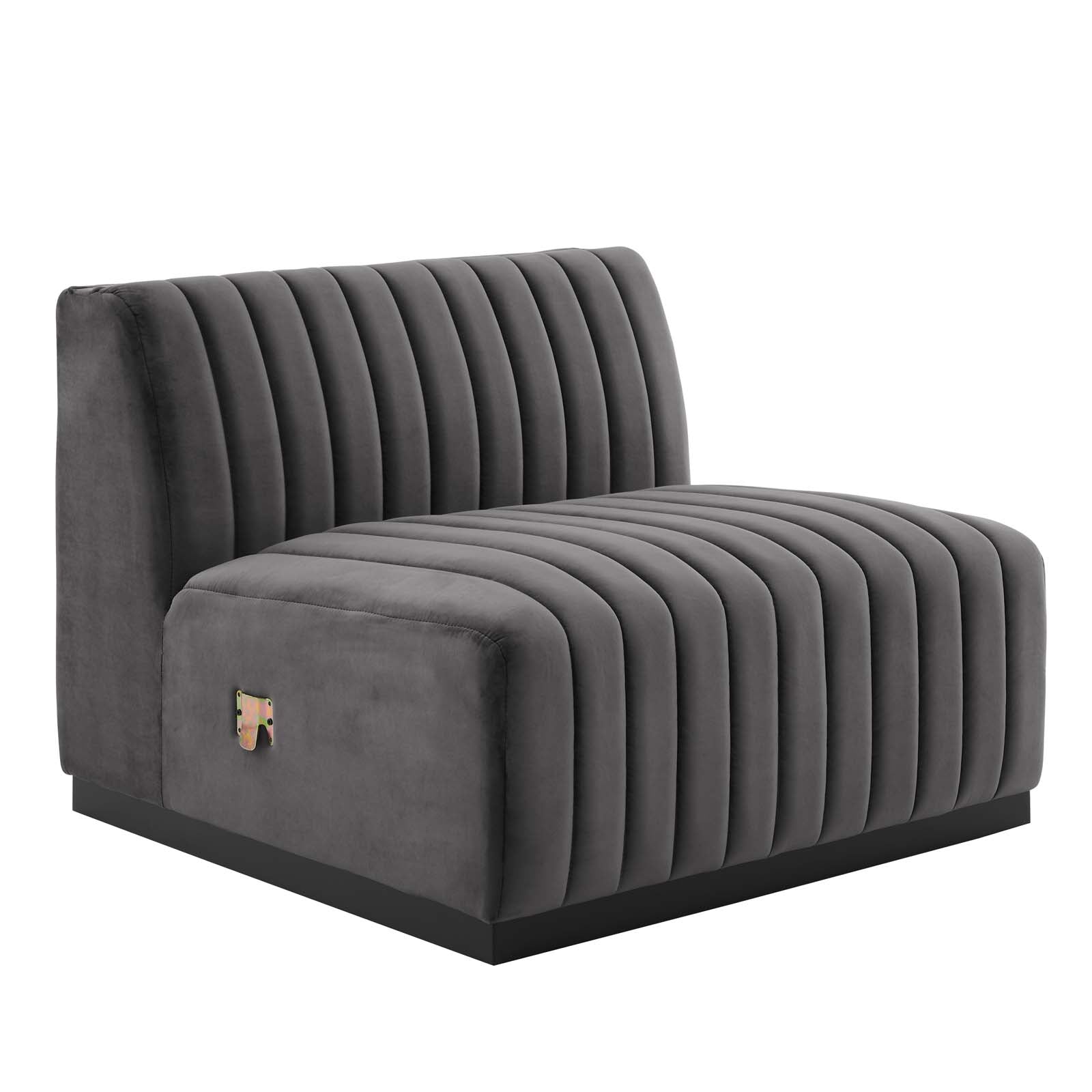 Conjure Channel Tufted Performance Velvet 5-Piece Sectional By Modway - EEI-5775 | Sectional - 46