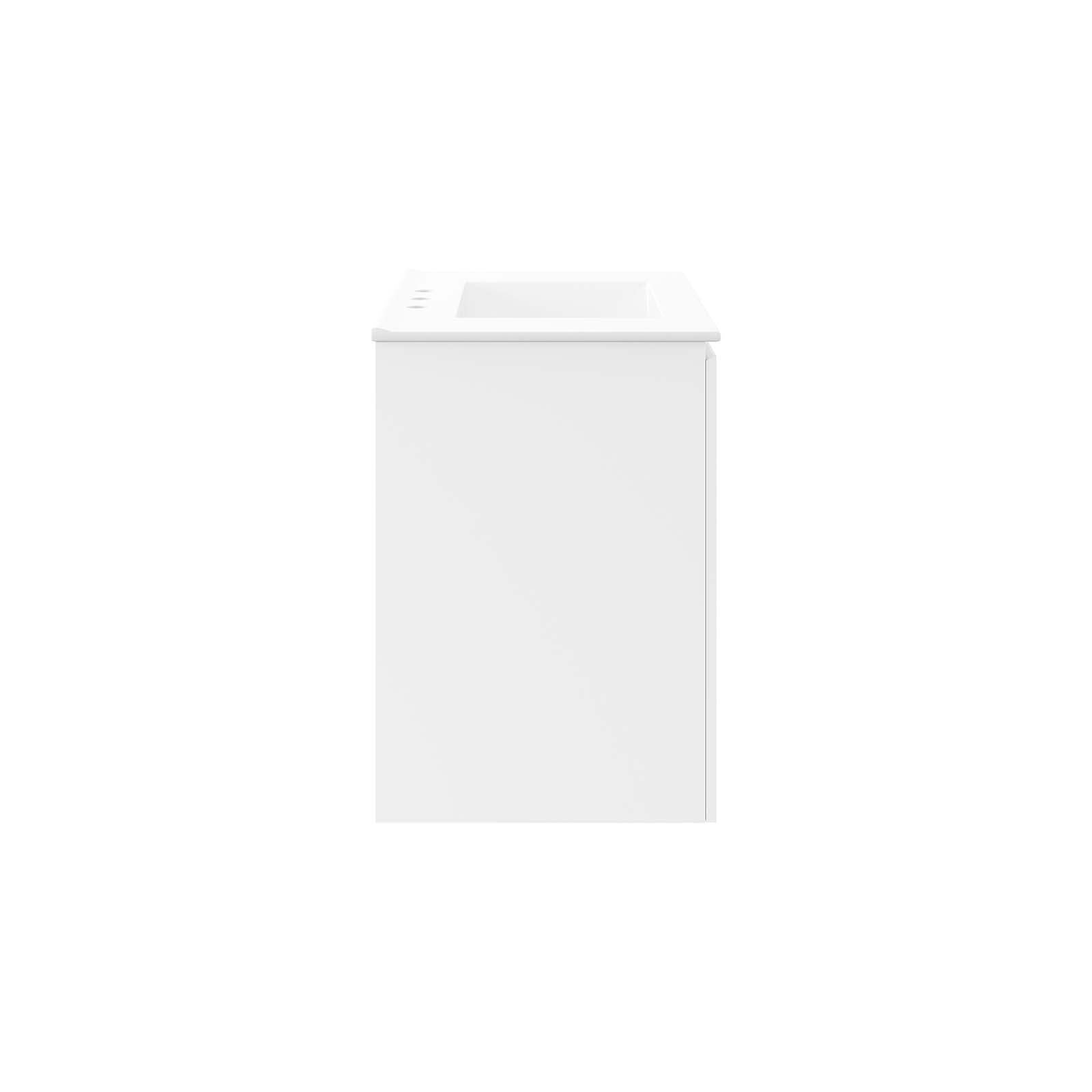 Bryn 30" Wall-Mount Bathroom Vanity By Modway - EEI-5778-GRY-BLK | Bathroom Accessories |  Modishstore - 26