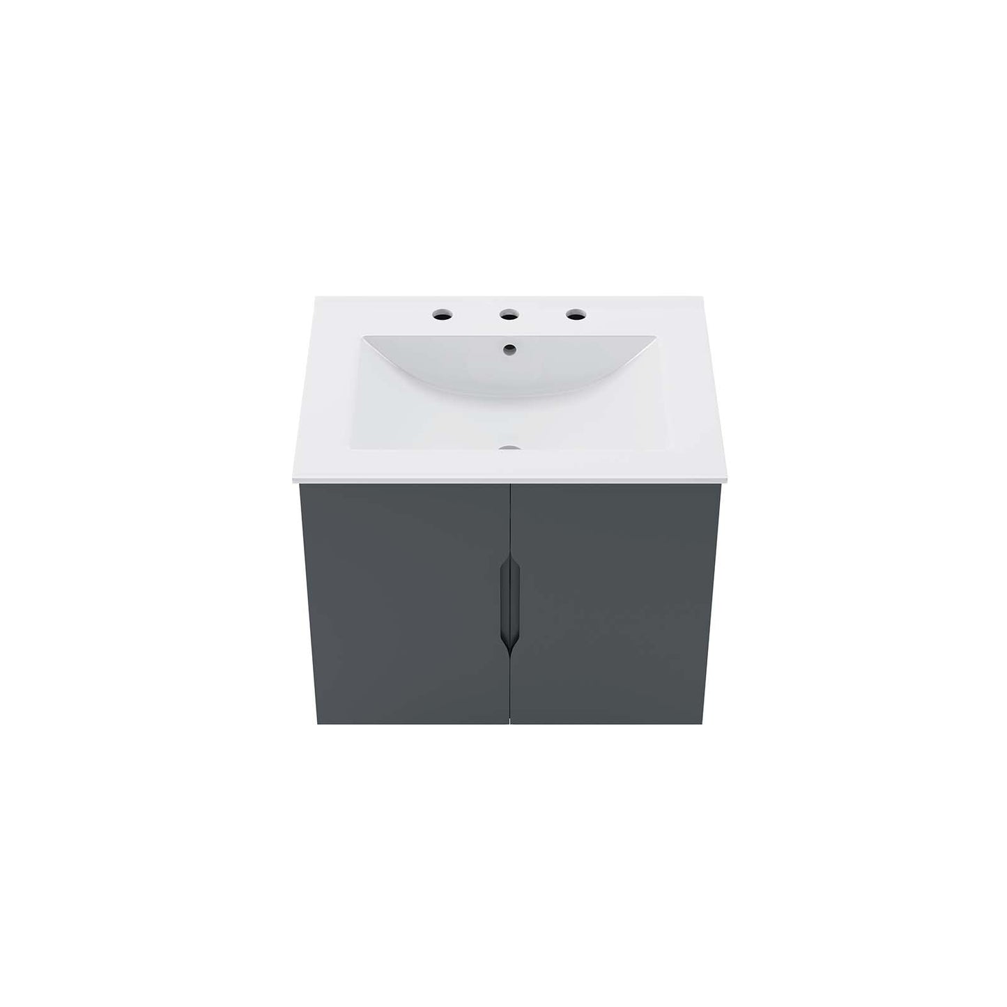 Vitality 24" Bathroom Vanity By Modway - EEI-5782-GRY-BLK | Bathroom Accessories |  Modishstore - 13