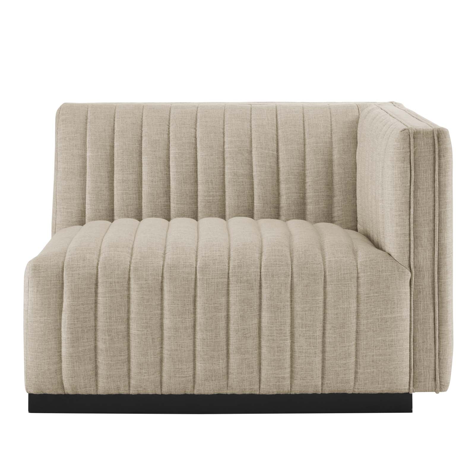 Conjure Channel Tufted Upholstered Fabric Loveseat By Modway - EEI-5786 | Loveseats - 8