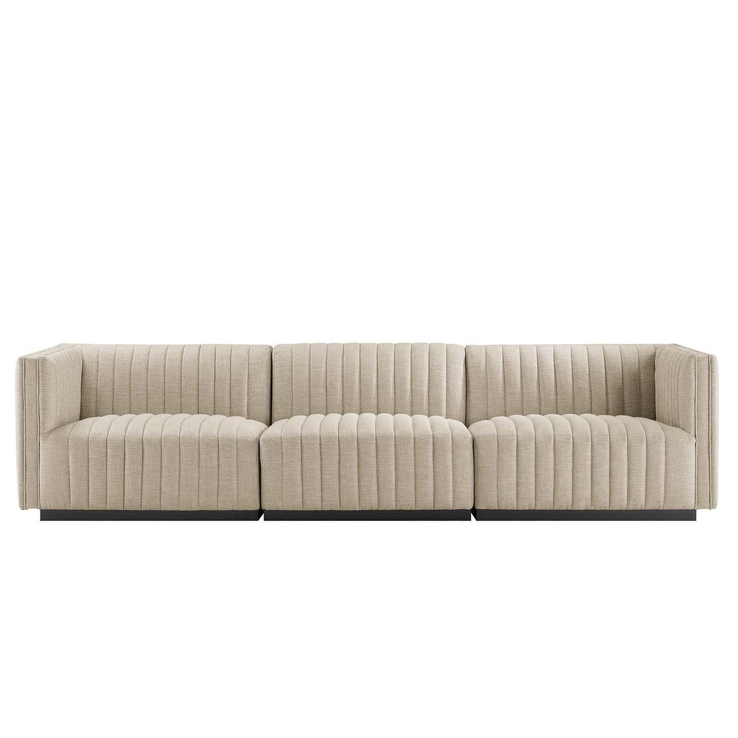 Conjure Channel Tufted Upholstered Fabric Sofa By Modway - EEI-5787 | Sofas - 7