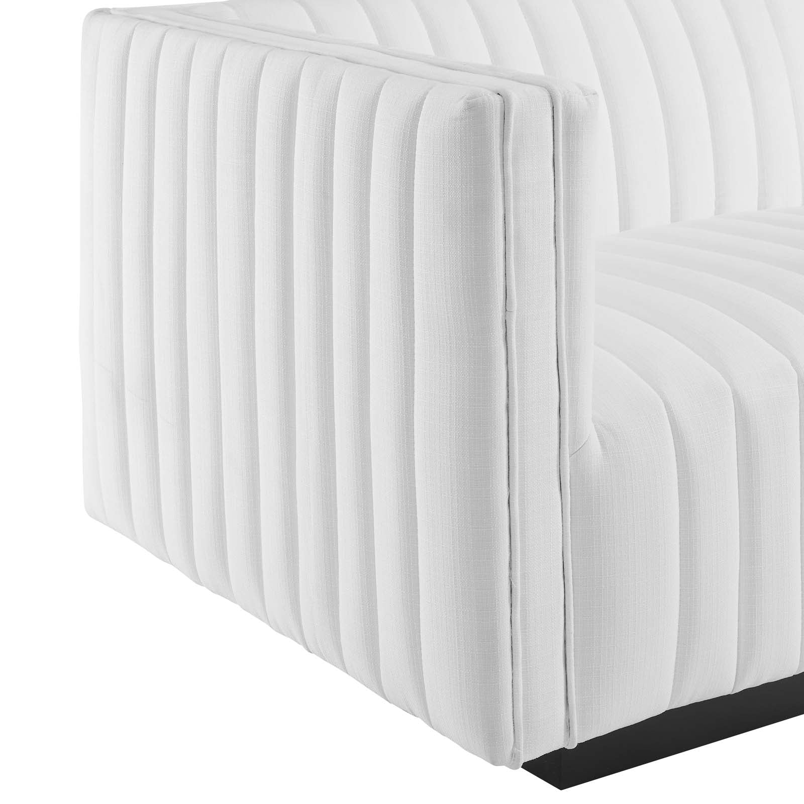 Conjure Channel Tufted Upholstered Fabric Sofa By Modway - EEI-5787 | Sofas - 36