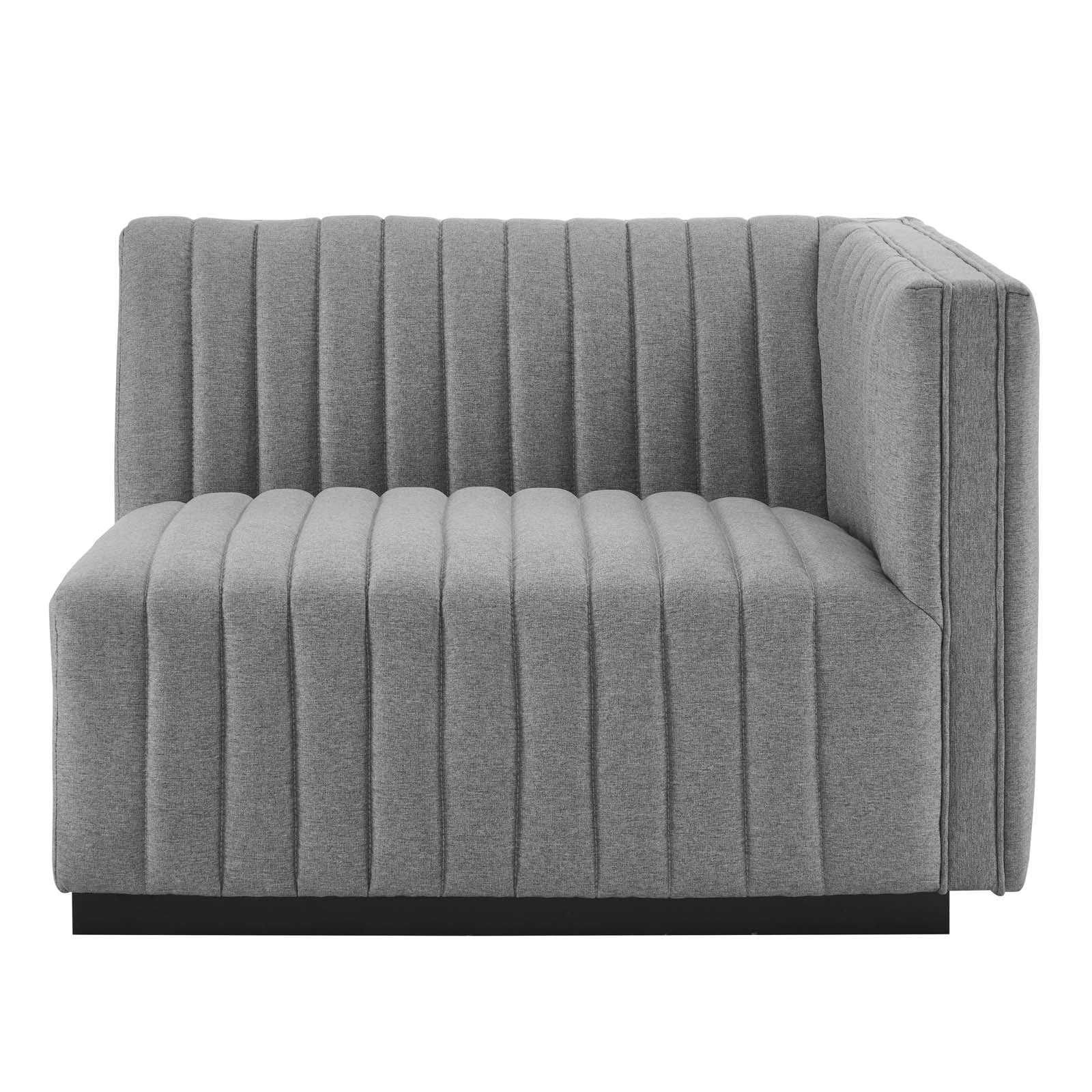 Conjure Channel Tufted Upholstered Fabric 5-Piece Sectional By Modway - EEI-5797 | Sectional - 21
