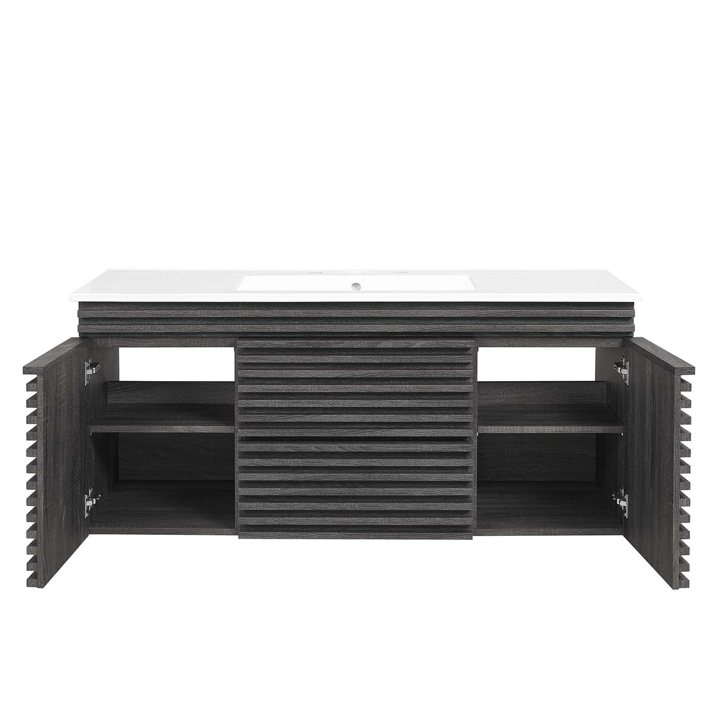 Render 48" Wall-Mount Bathroom Vanity By Modway - EEI-5801 | Bathroom Accessories | Modishstore - 17