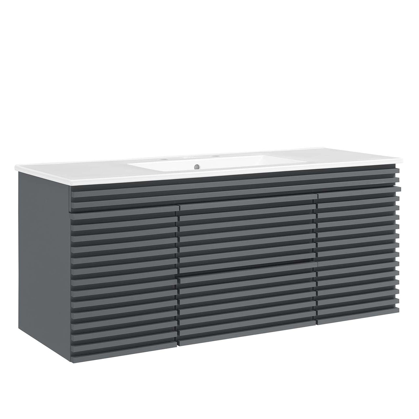 Render 48" Wall-Mount Bathroom Vanity By Modway - EEI-5801 | Bathroom Accessories | Modishstore - 31