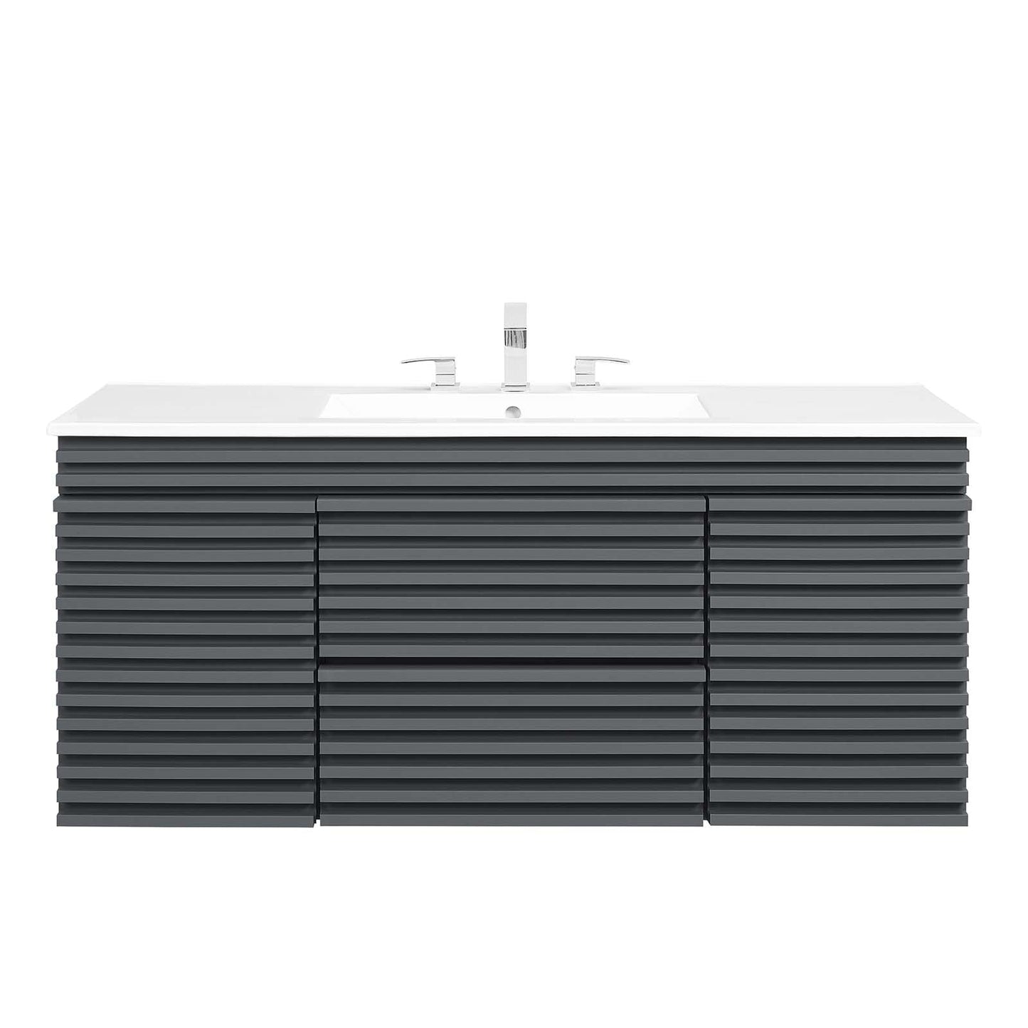 Render 48" Wall-Mount Bathroom Vanity By Modway - EEI-5801 | Bathroom Accessories | Modishstore - 36