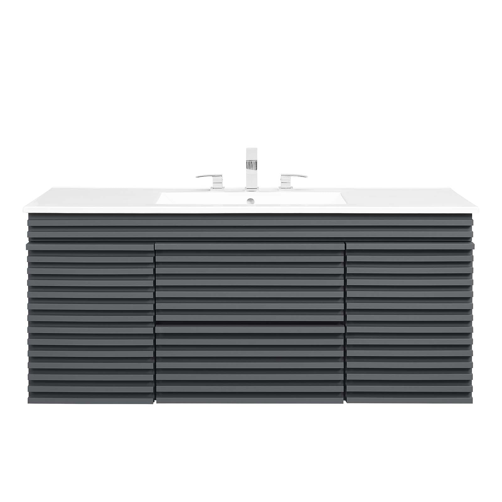 Render 48" Wall-Mount Bathroom Vanity By Modway - EEI-5801 | Bathroom Accessories | Modishstore - 36