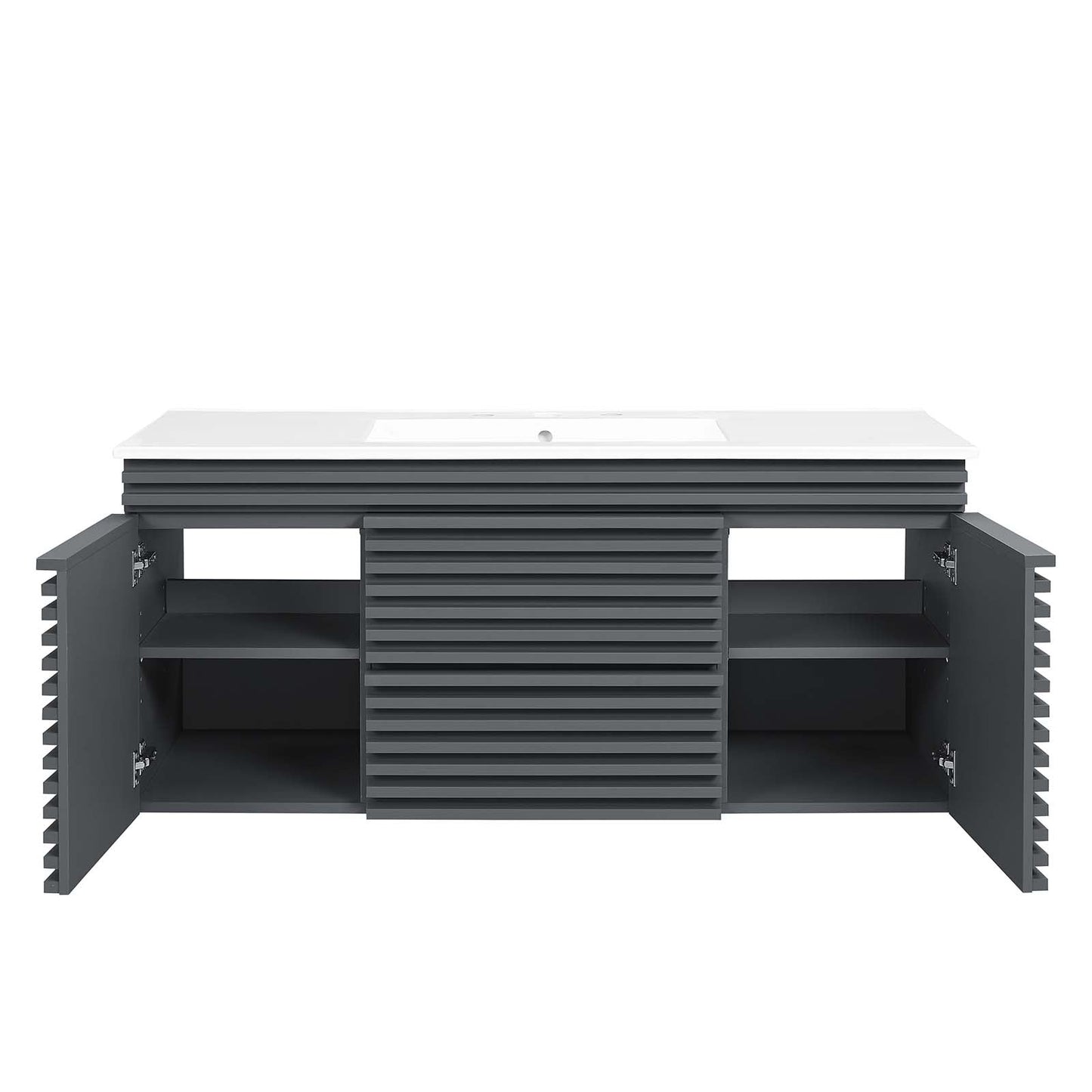 Render 48" Wall-Mount Bathroom Vanity By Modway - EEI-5801 | Bathroom Accessories | Modishstore - 37