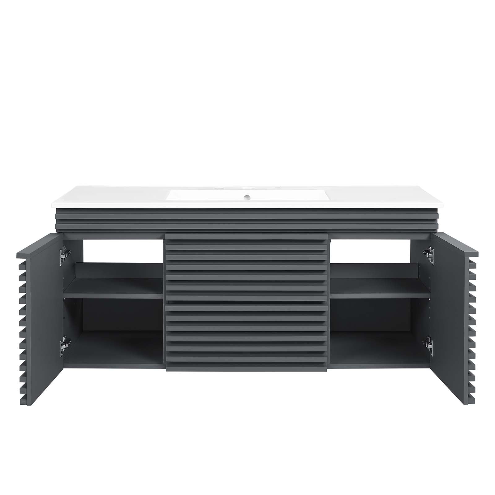 Render 48" Wall-Mount Bathroom Vanity By Modway - EEI-5801 | Bathroom Accessories | Modishstore - 37